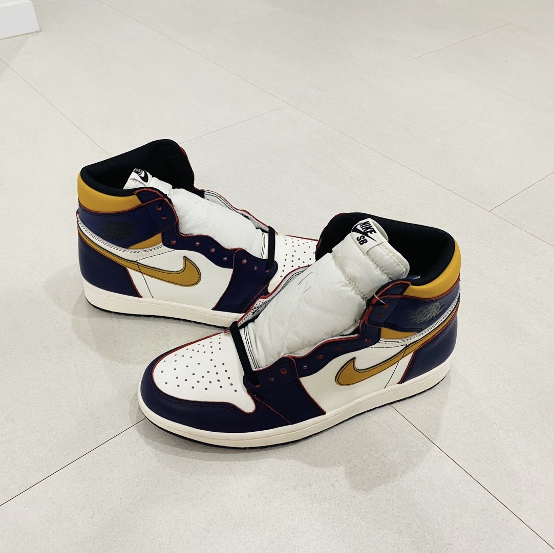 Jordan 1 Retro High OG Defiant SB LA to Chicago 착용 스타일 - 1