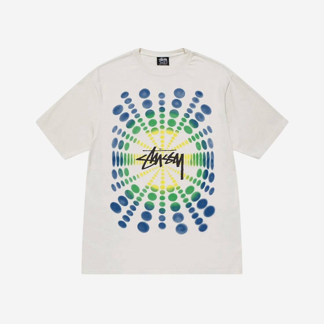 Stussy Atticus Pigment Dyed T-Shirt Natural 상세 이미지 1