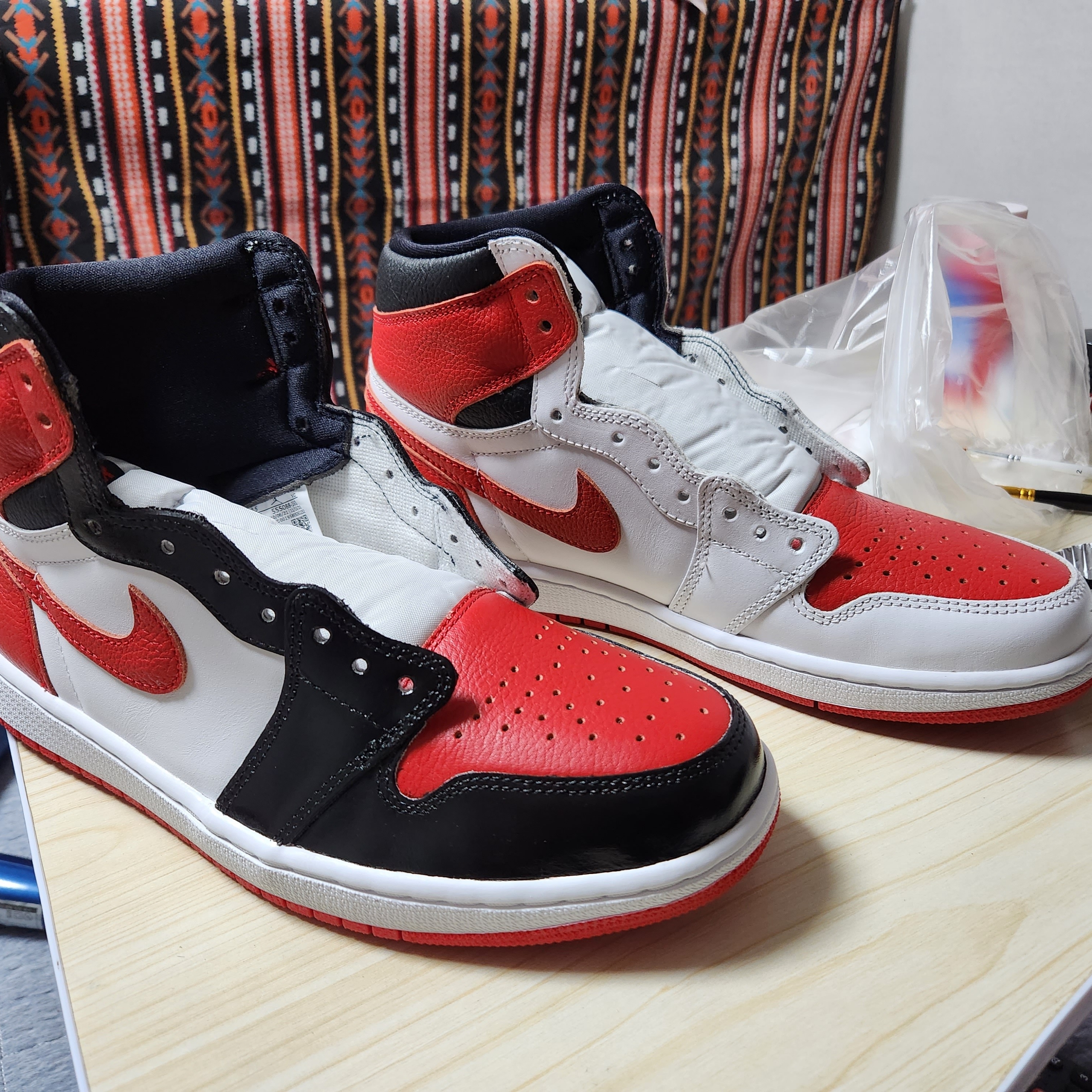Jordan 1 Retro High OG Heritage 착용 스타일 - 1