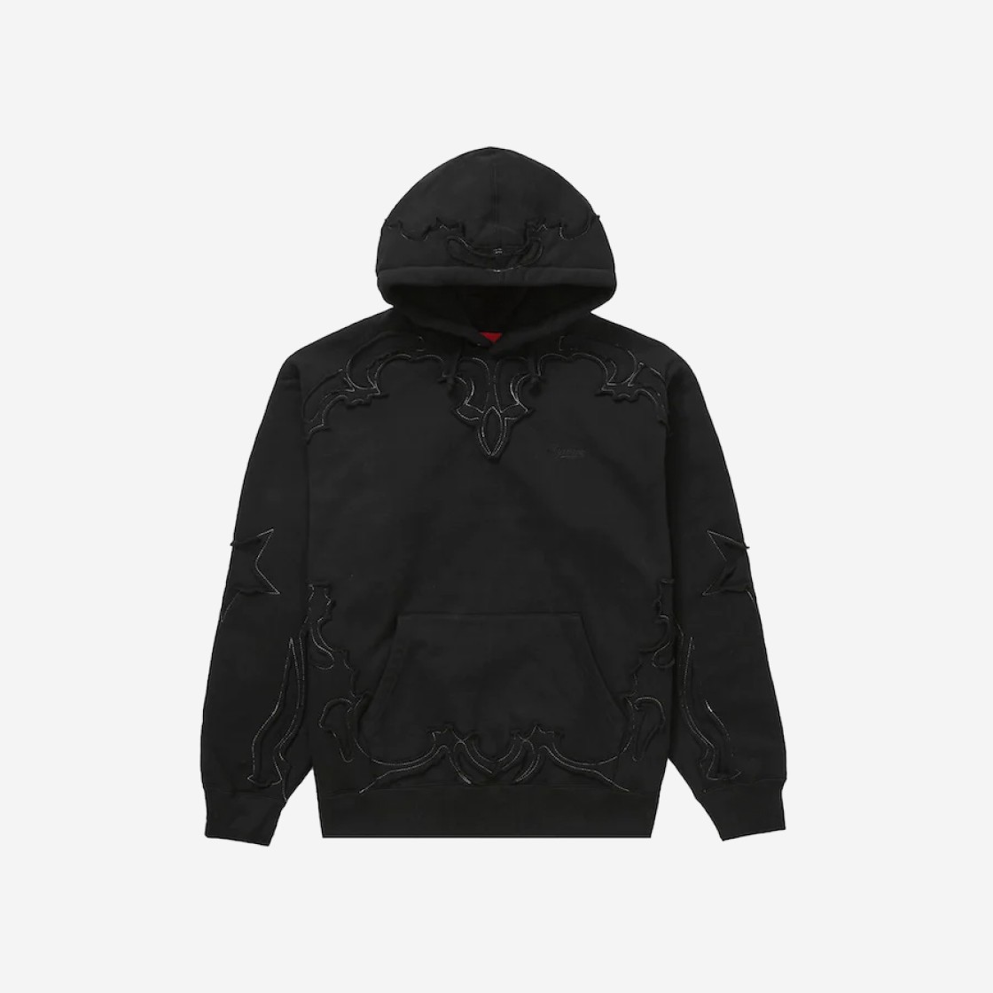 Supreme Western Cut Out Hooded Sweatshirt Black - 23SS 상세 이미지 1