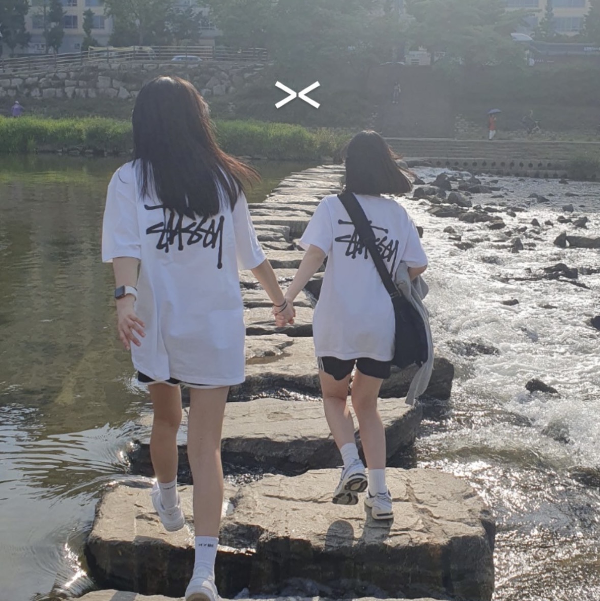 Stussy Basic Stussy T-Shirt White 2023 착용 스타일 - 1