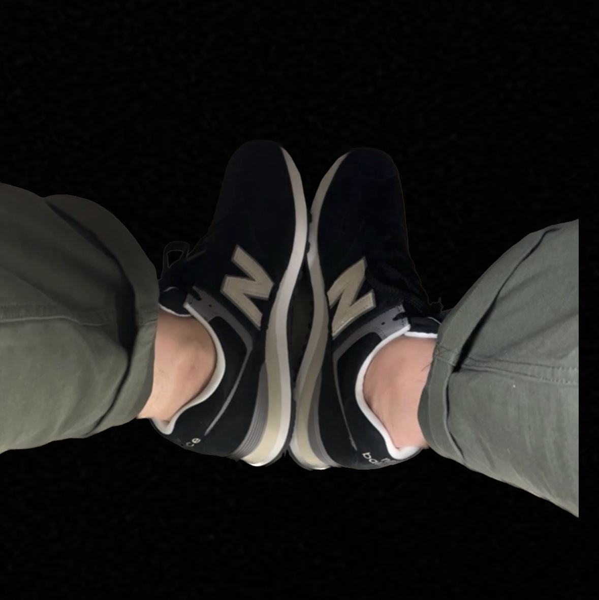 New Balance 574 Classics Reimagined Black 착용 스타일