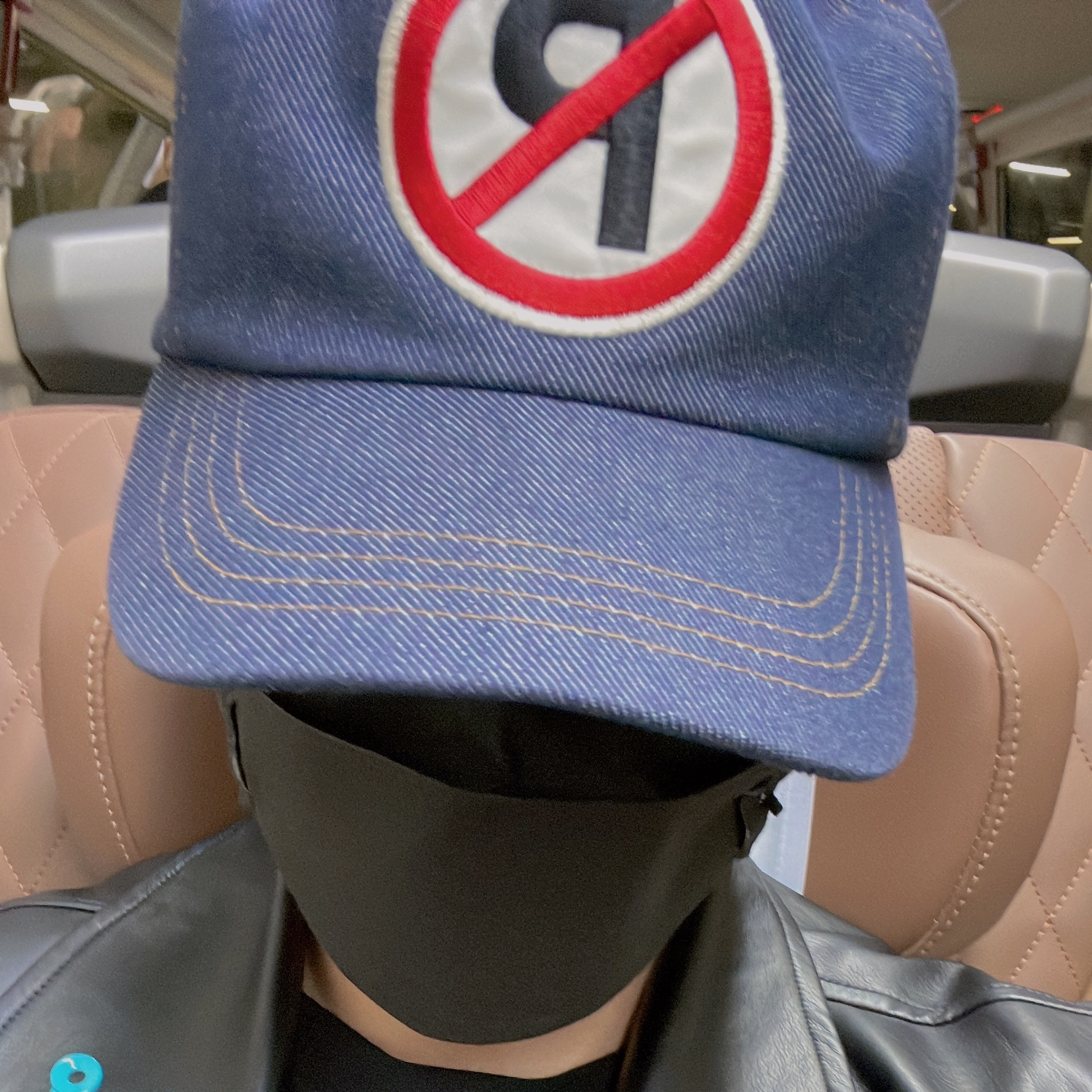 피스마이너스원 5 패널 볼캡 #1 블루 착용 스타일 - 3