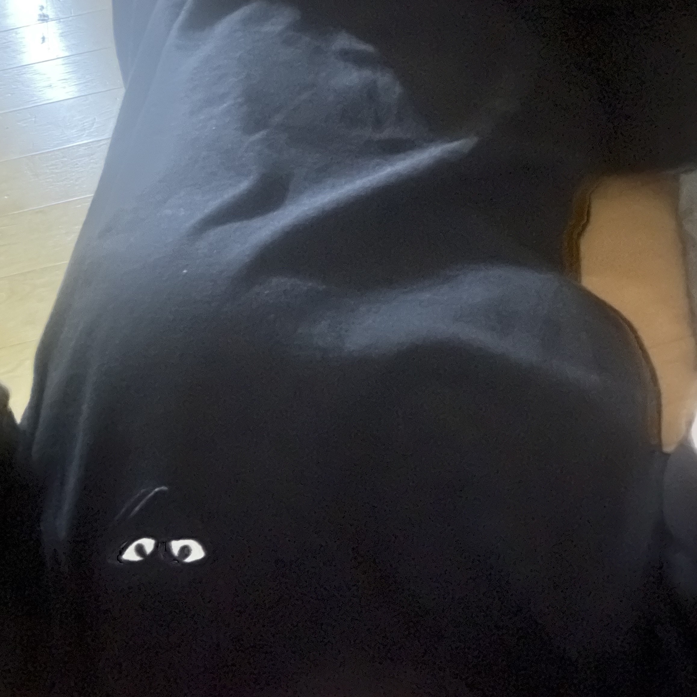 Play Comme des Garcons Black Heart T-Shirt Black 착용 스타일