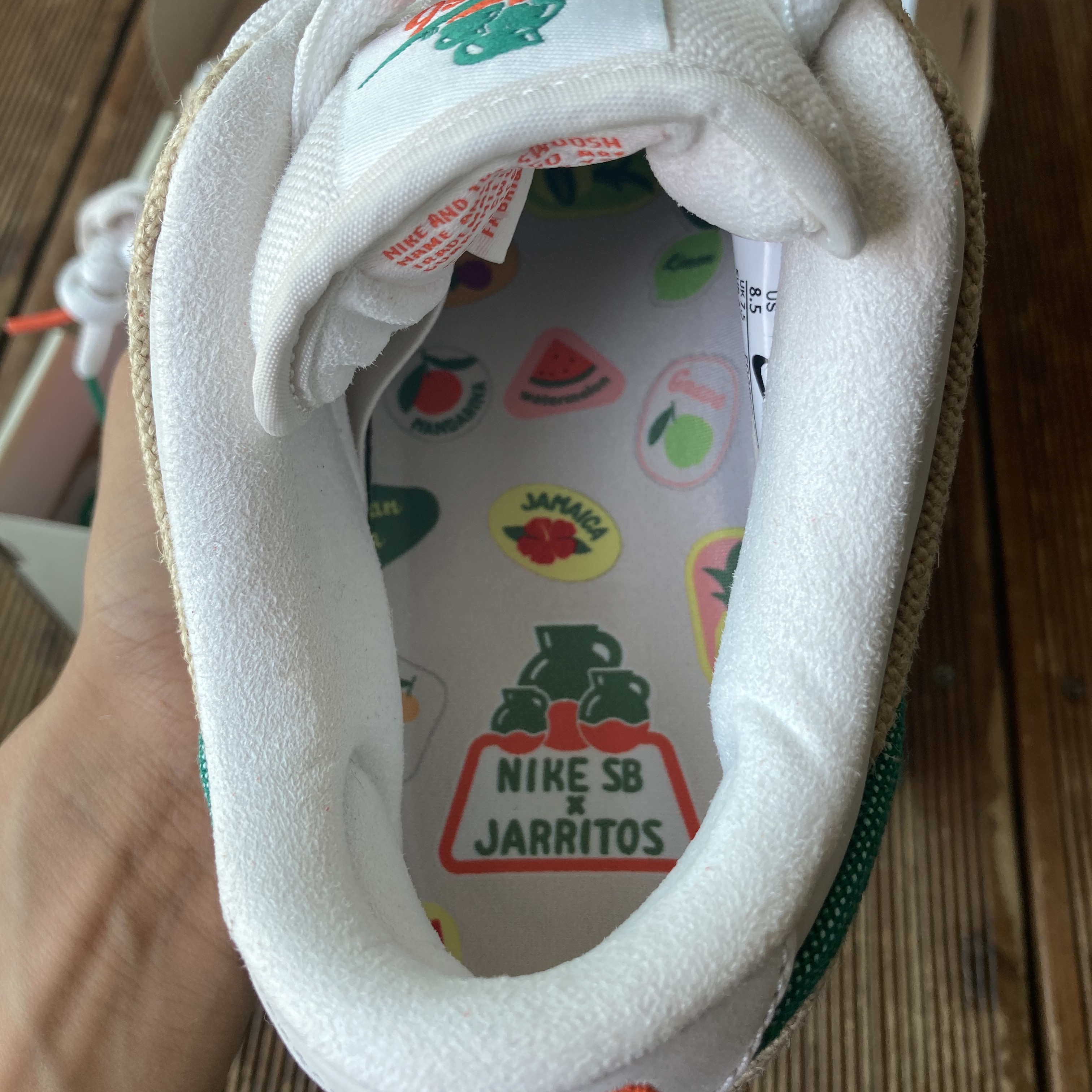Nike x Jarritos SB Dunk Low Phantom and Malachite 착용 스타일 - 5