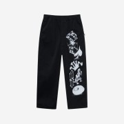 Stussy Airbrush Icon Beach Pants Black