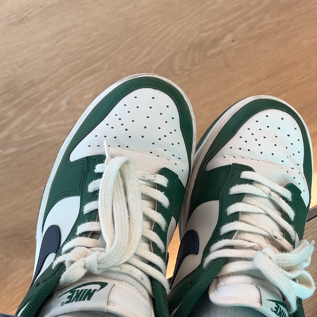 (W) Nike Dunk Low Gorge Green 착용 스타일