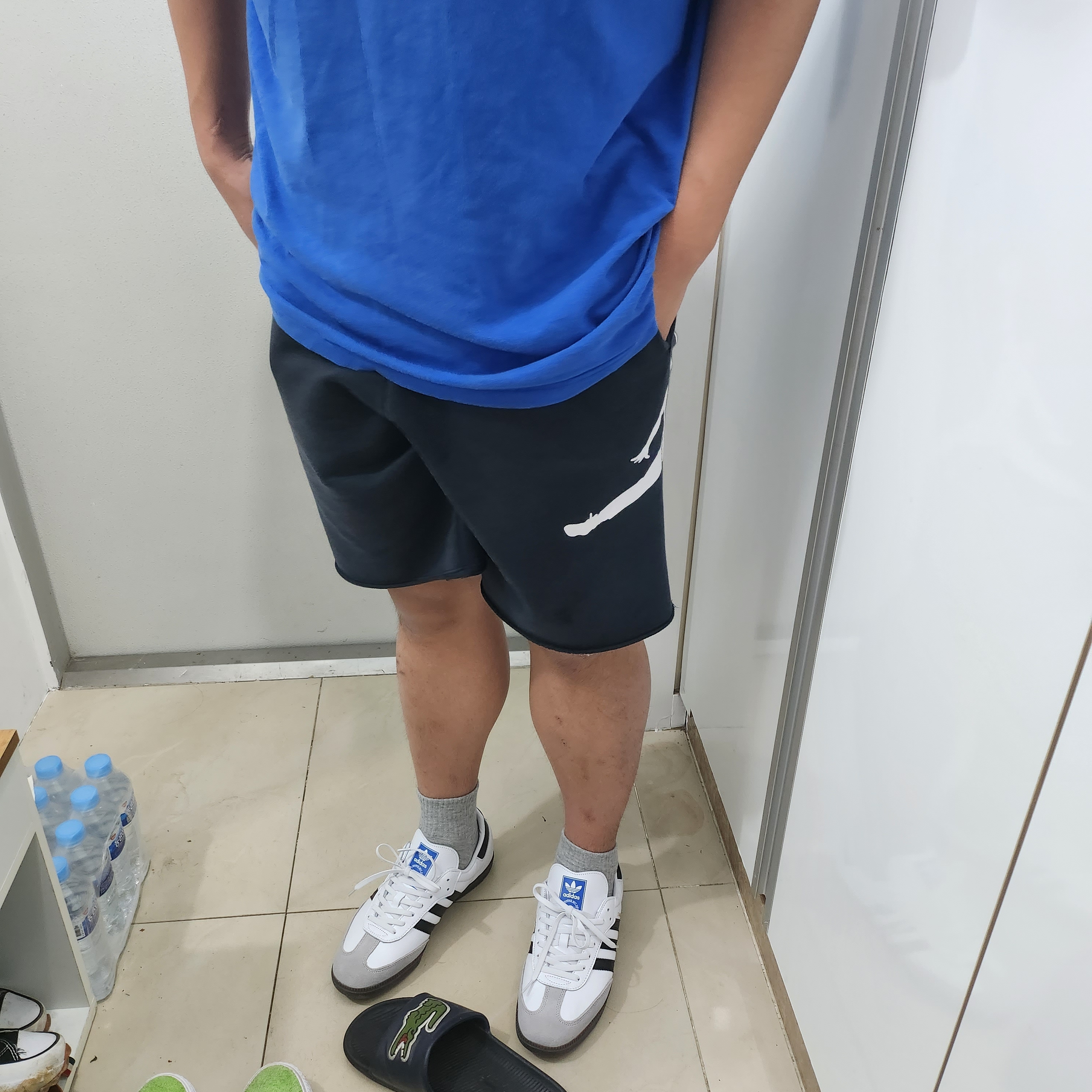 Adidas Samba OG Cloud White 착용 스타일