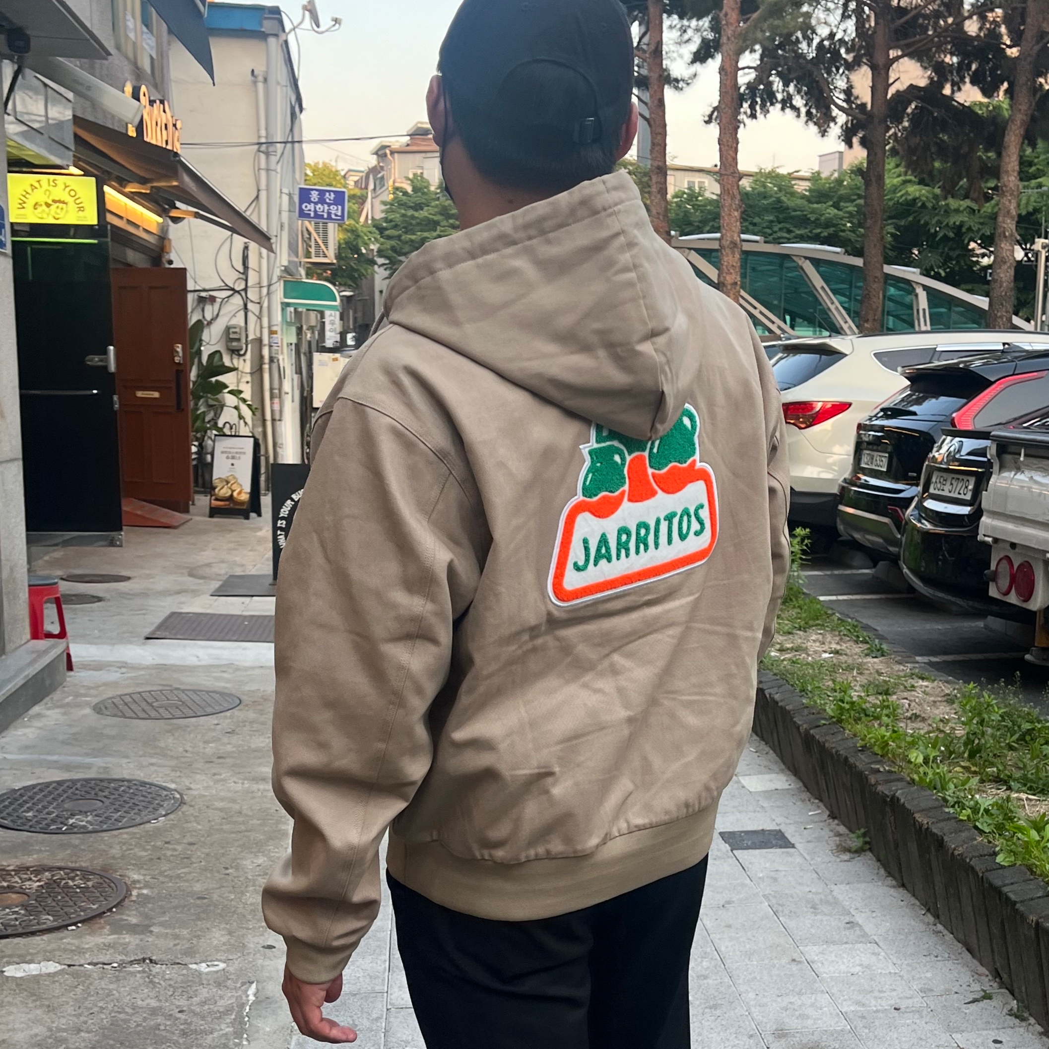 Nike x Jarritos SB Padded Skate Jacket Khaki - Asia 착용 스타일