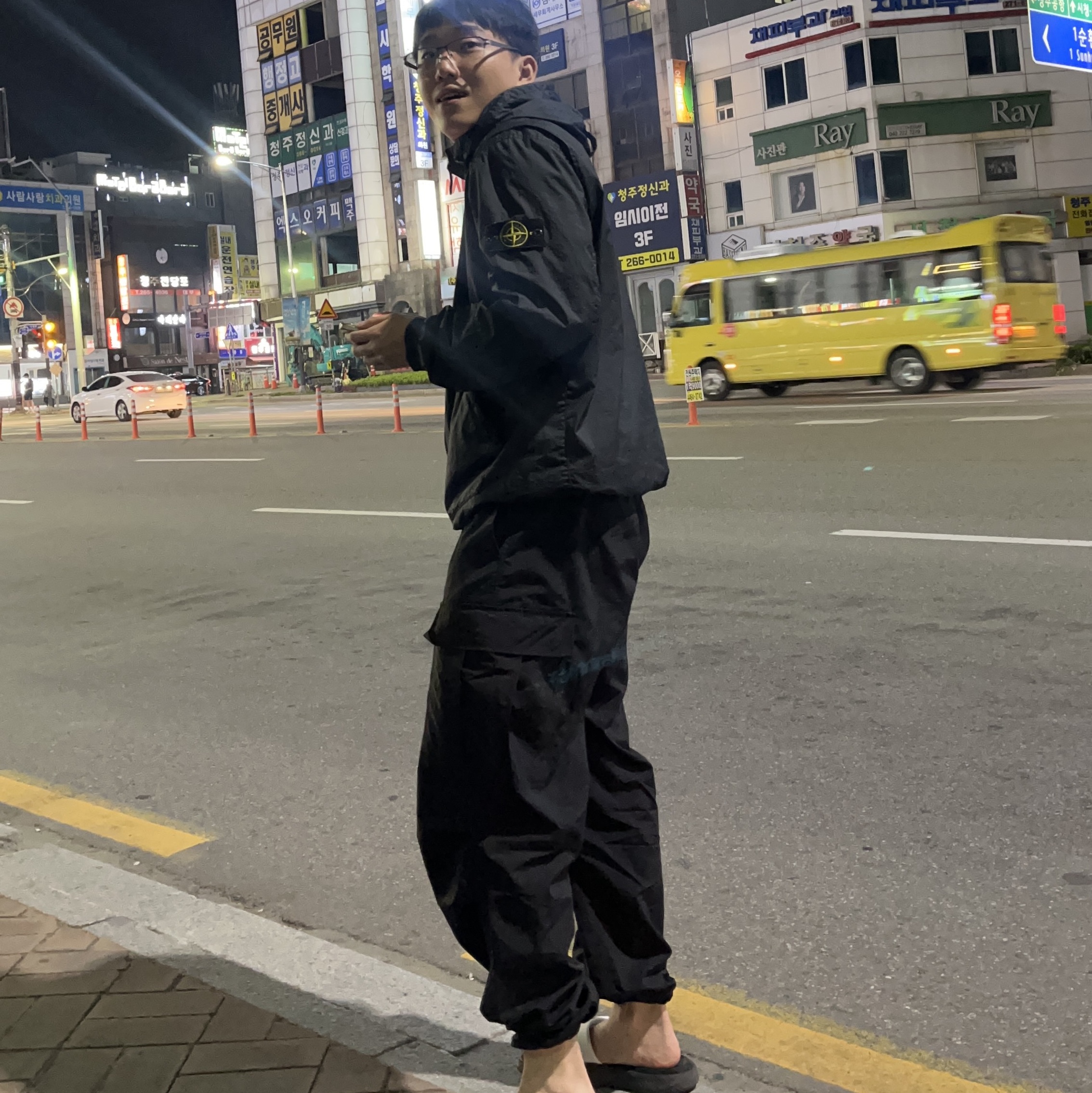 Stone Island 40523 Membrana 3L TC Jacket Black - 21SS 착용 스타일