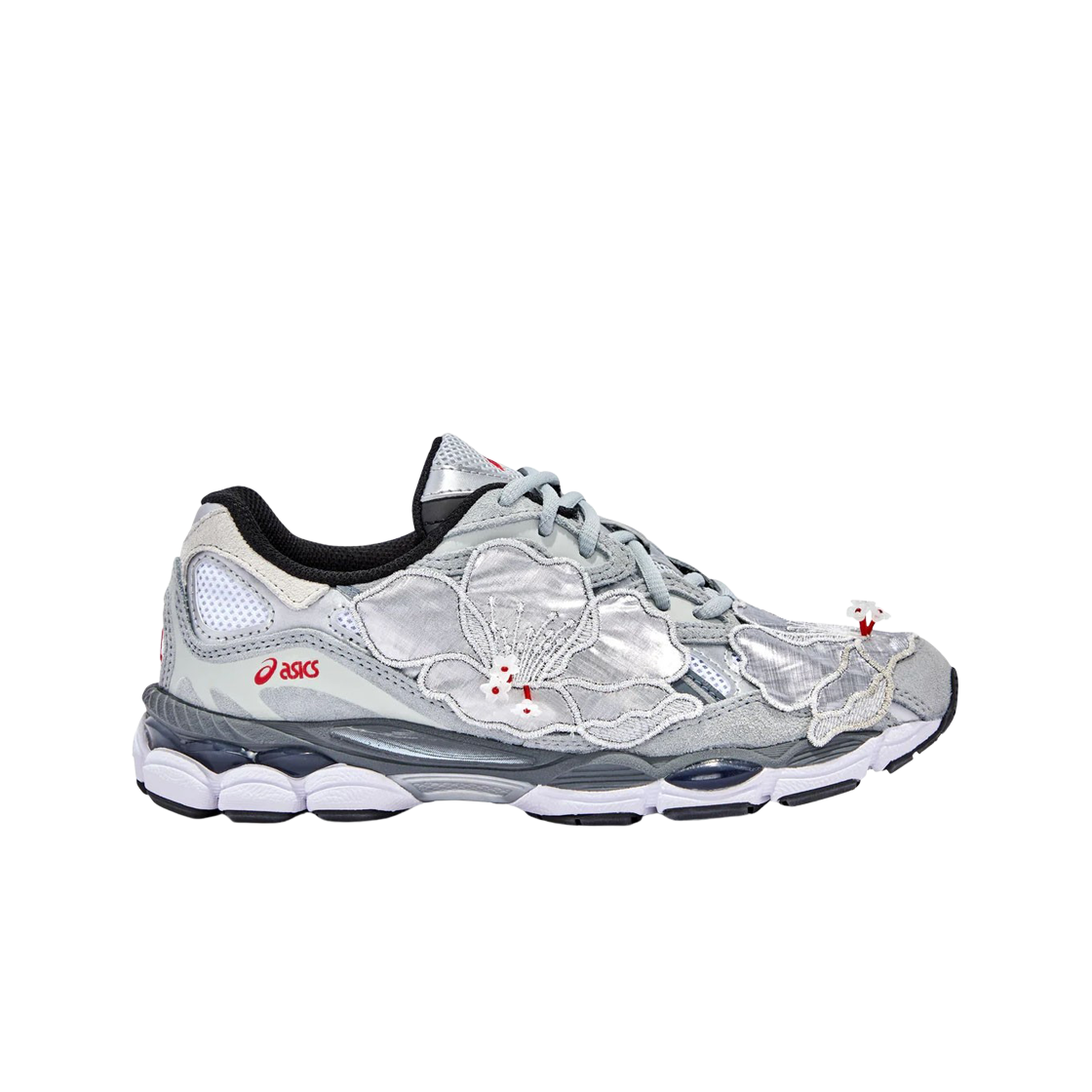 아식스 x 세실리에 반센 젤 NYC 화이트 스틸 그레이(Asics x Cecilie Bahnsen Gel-NYC White Steel Grey)