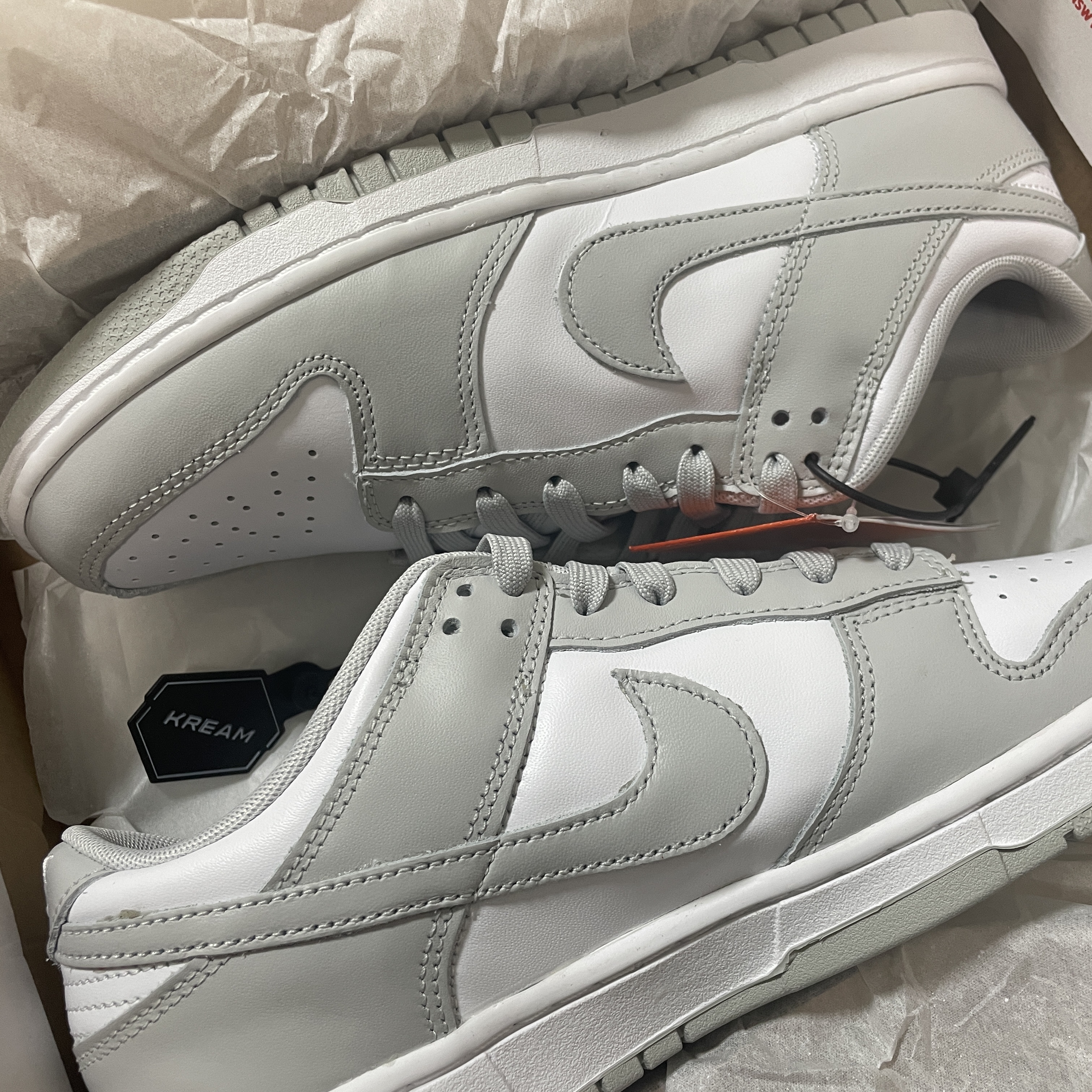 Nike Dunk Low Retro Grey Fog 착용 스타일 - 1