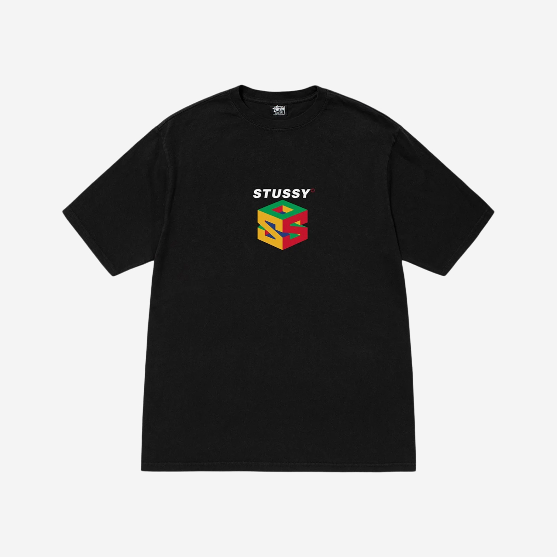 스투시 S64 피그먼트 다이드 티셔츠 블랙 | Stussy | KREAM