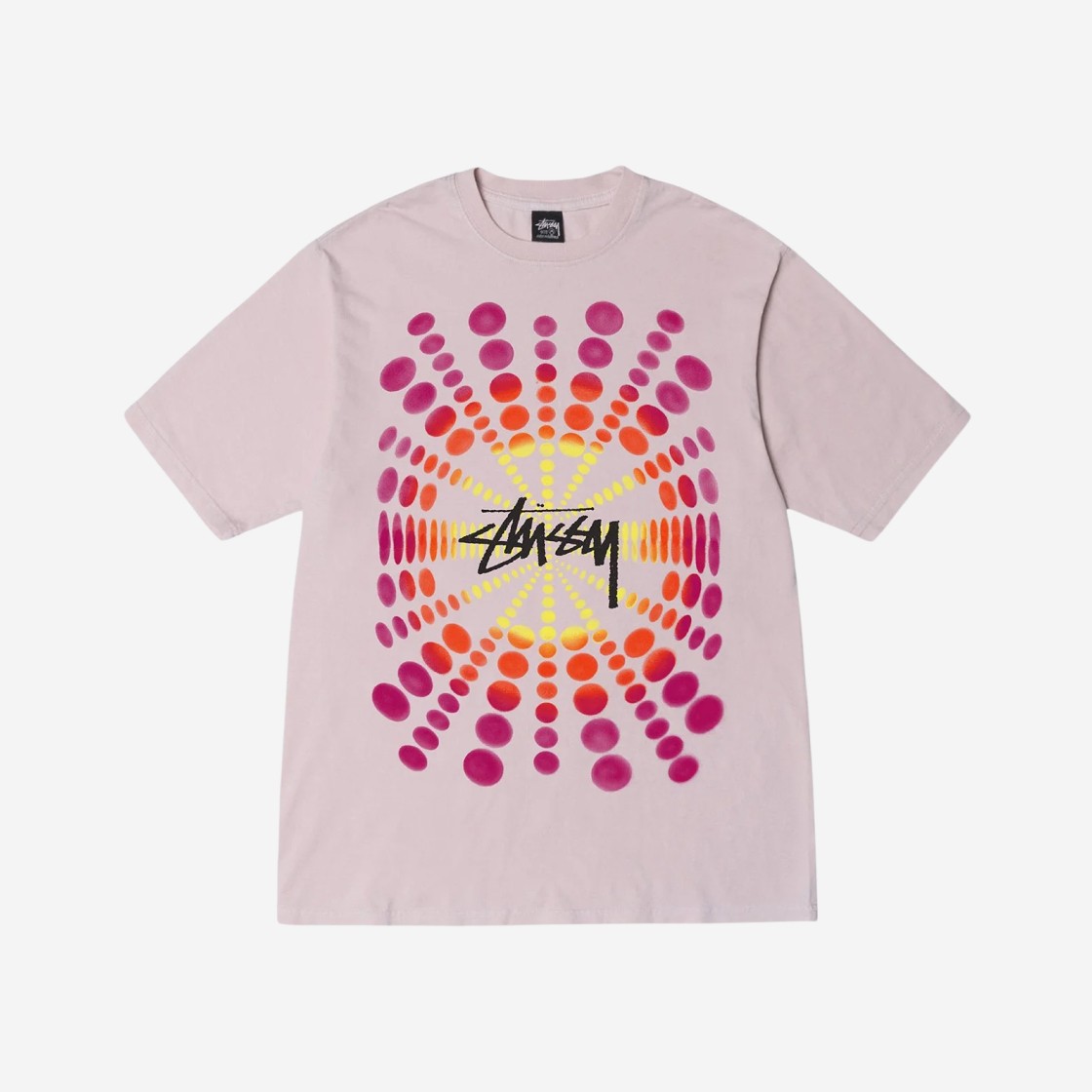 Stussy Atticus Pigment Dyed T-Shirt Blush 상세 이미지 1