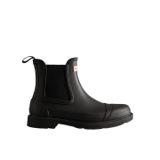 (W) Hunter Commando Chelsea Boots Black