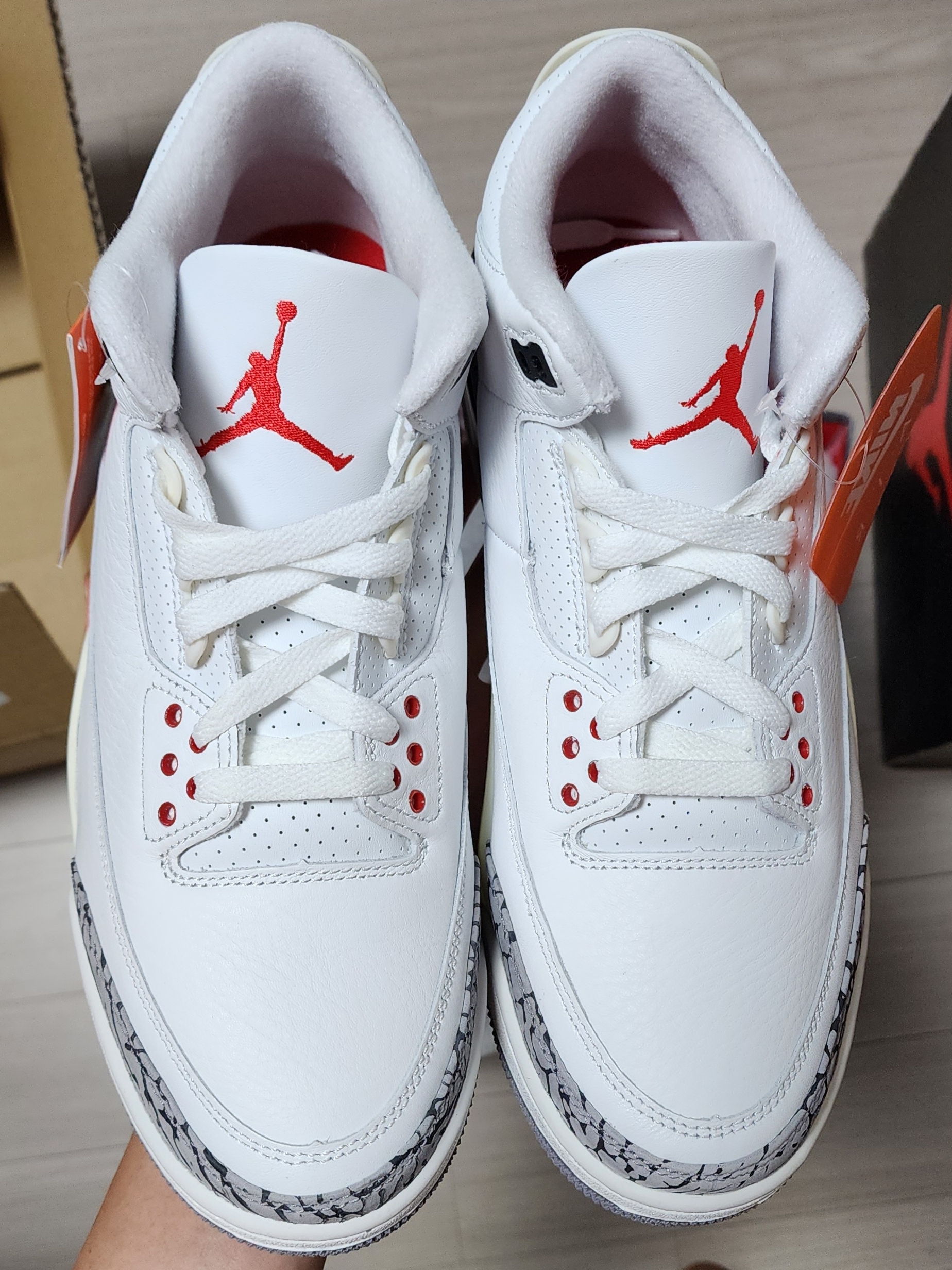 Jordan 3 Retro White Cement Reimagined 착용 스타일