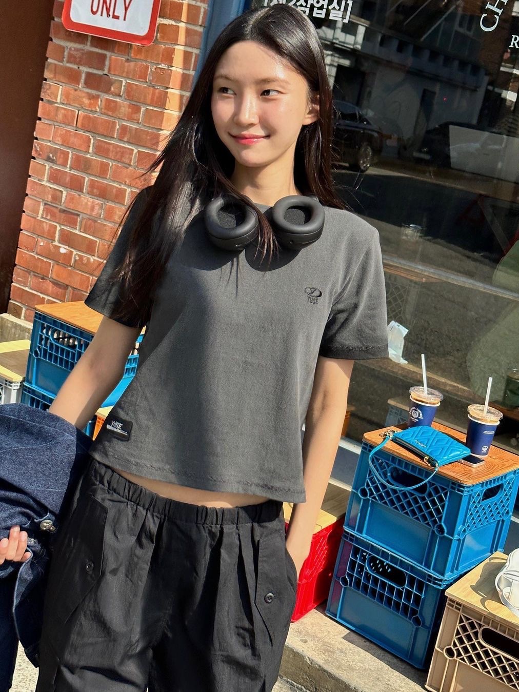 Nieeh Work Pants Black 착용 스타일 - 2