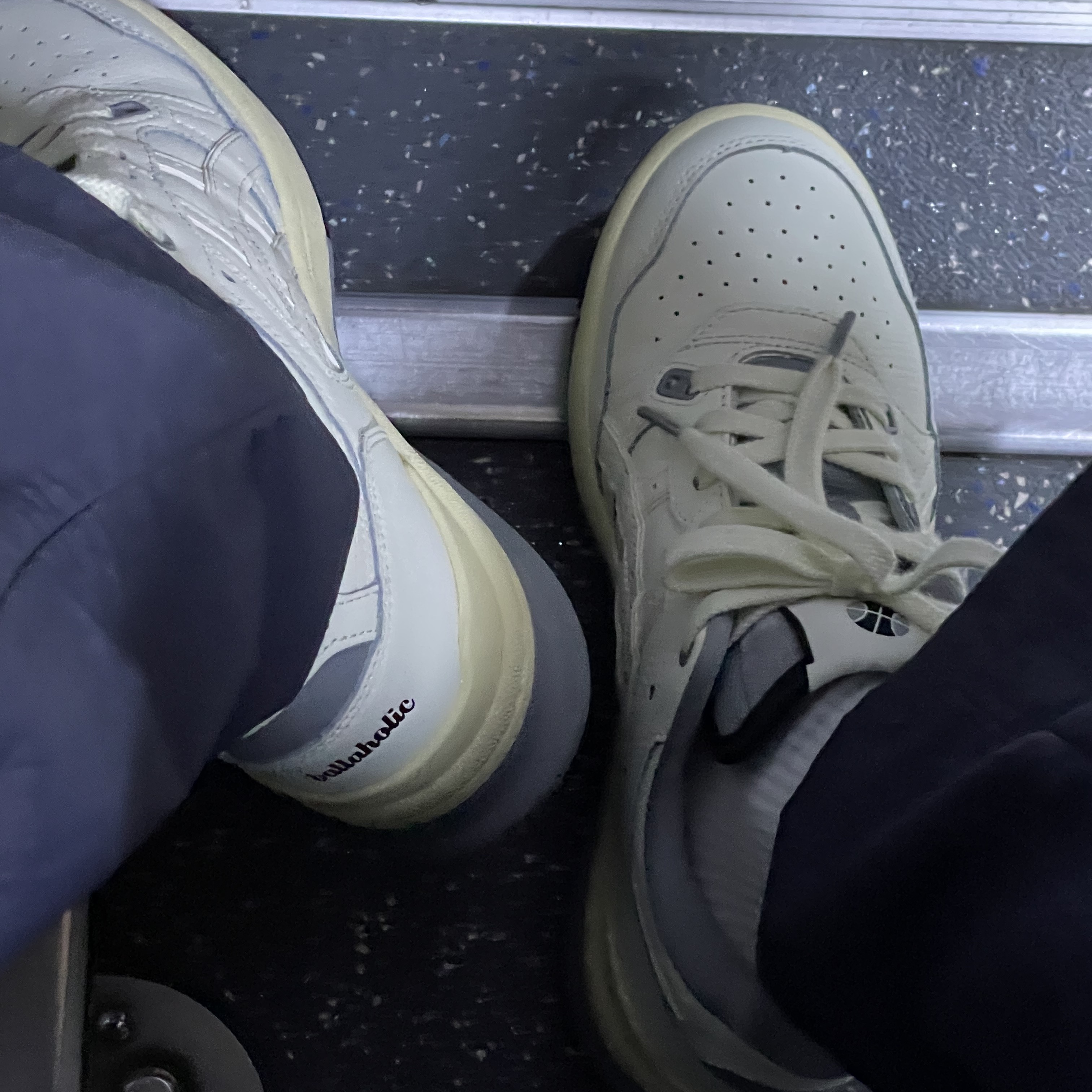 Asics x Ballaholic EX89 Cream 착용 스타일
