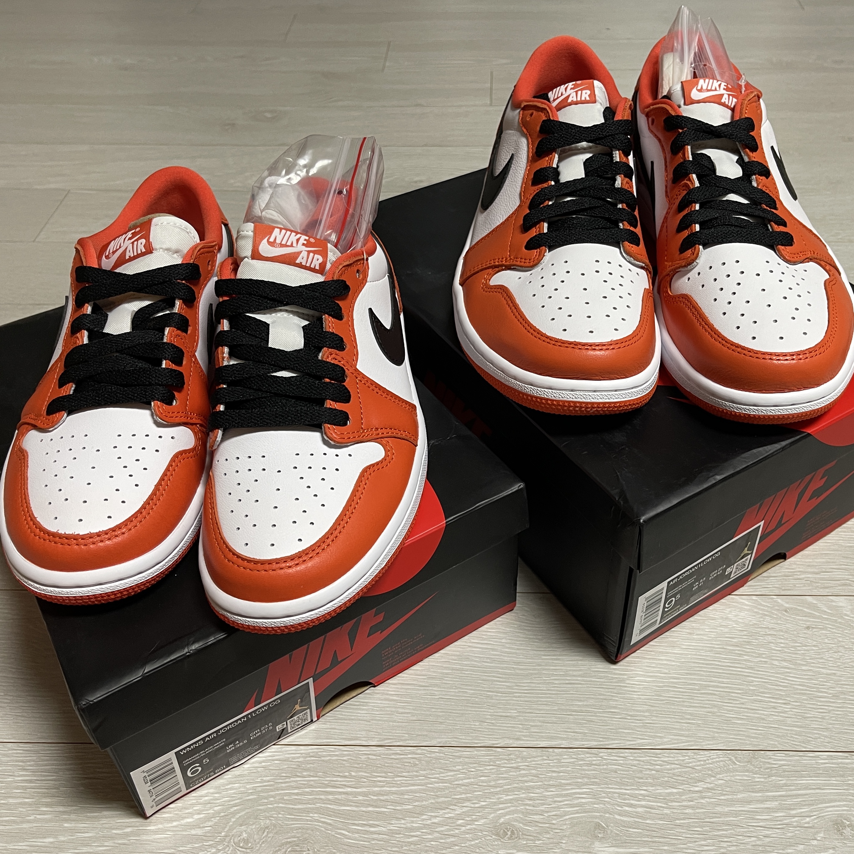 Jordan 1 Low OG Starfish, (W) Jordan 1 Low OG Starfish 착용 스타일