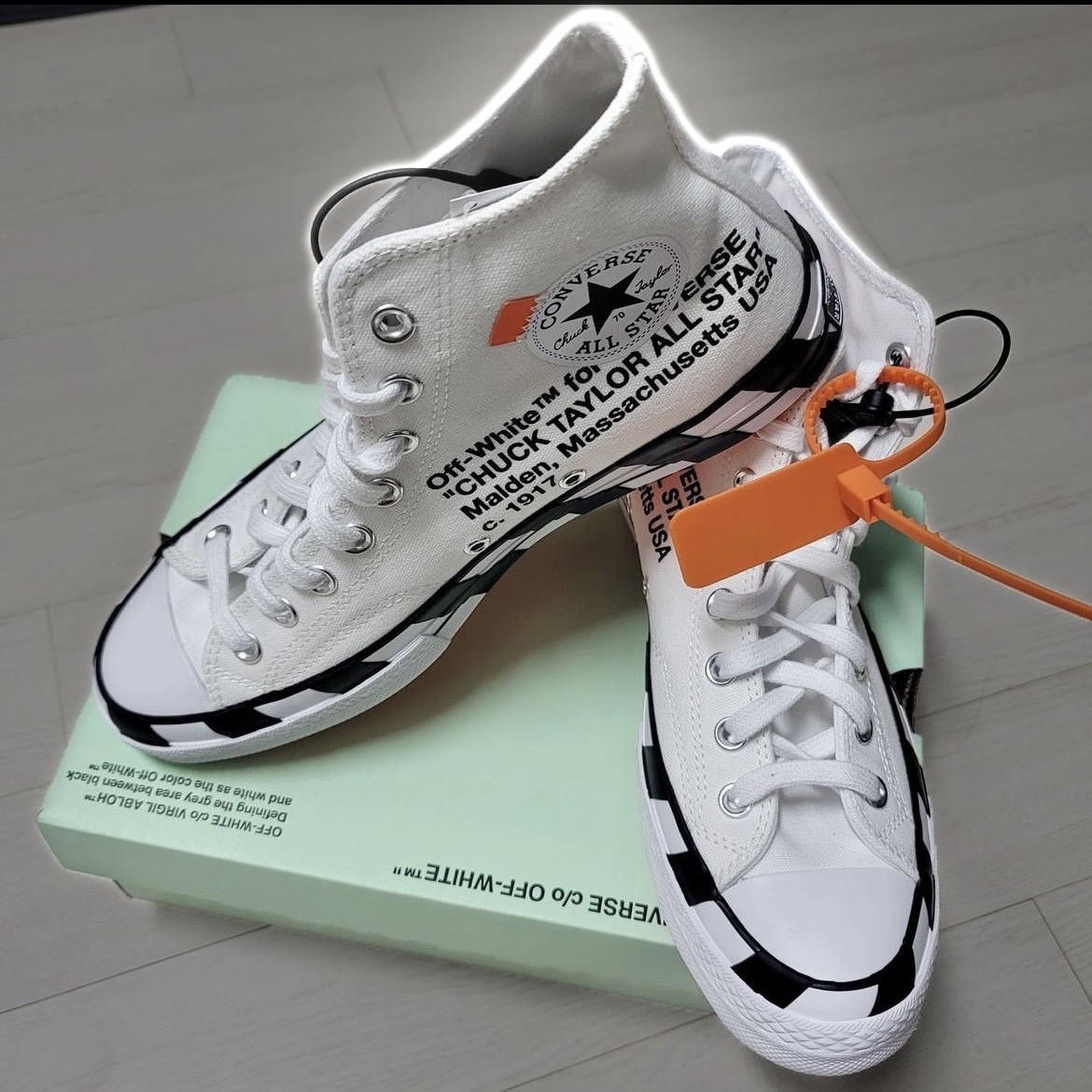 Converse x Off-White Chuck 70 High V2 2021 착용 스타일