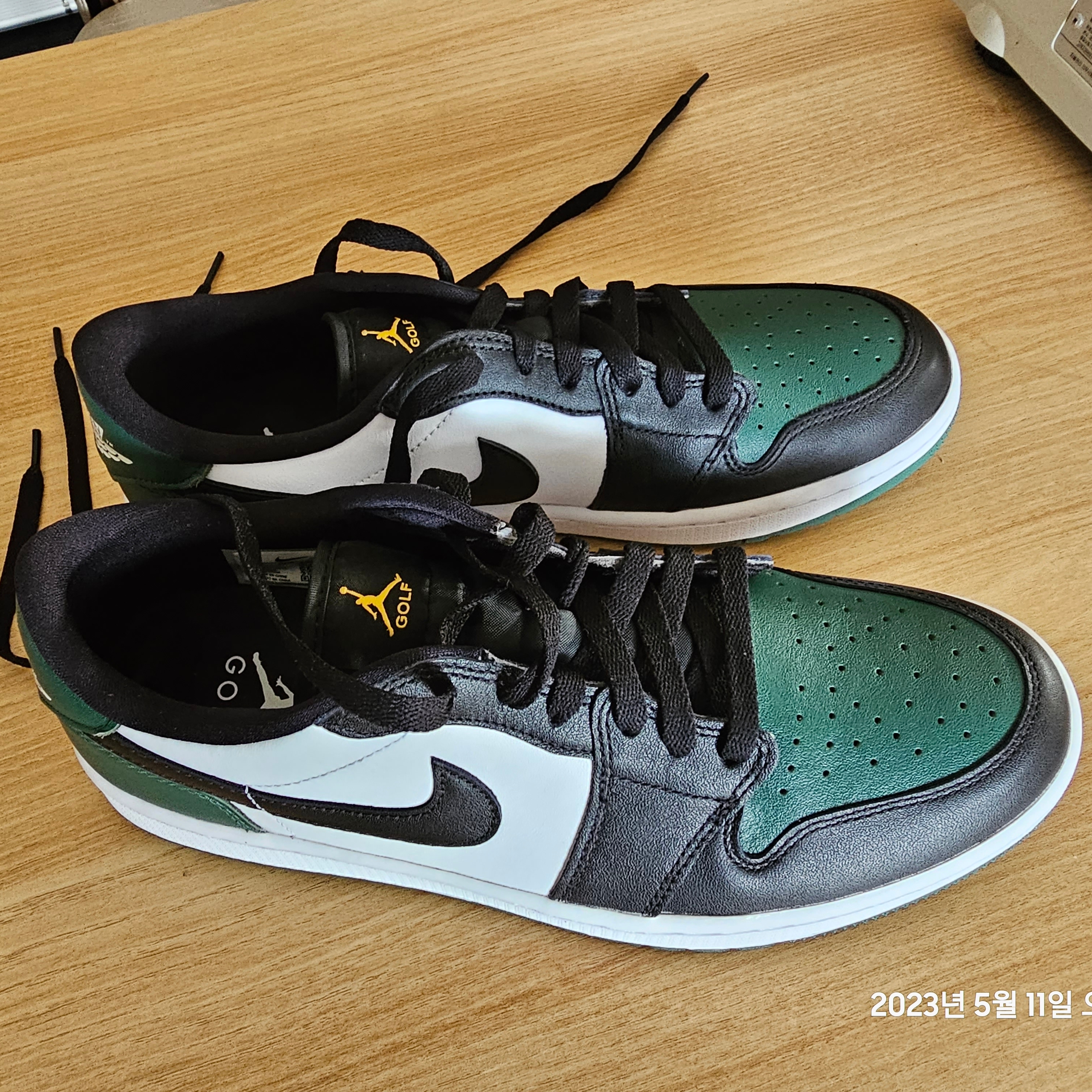 Jordan 1 Low Golf Noble Green 착용 스타일