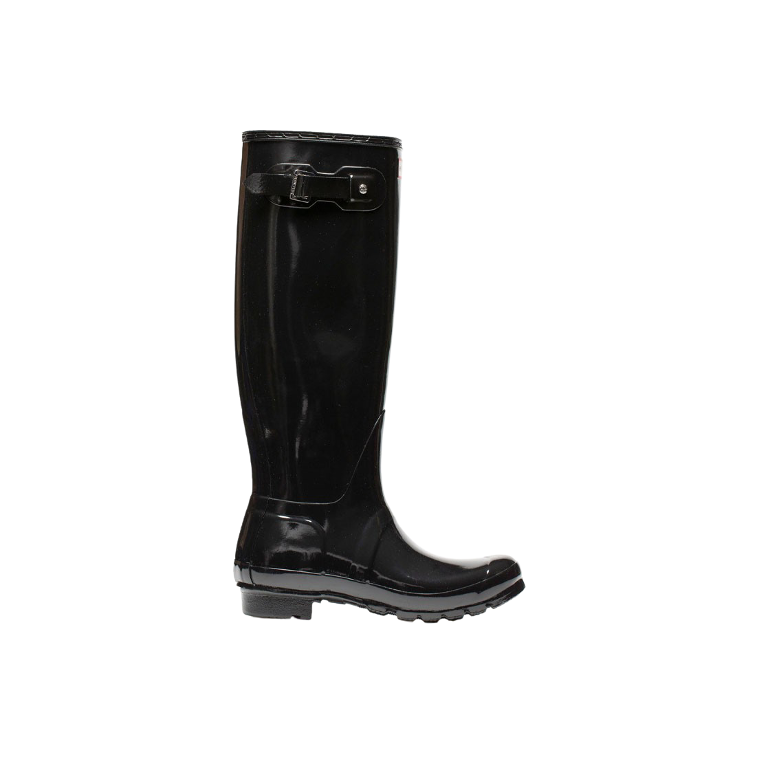 (W) 헌터 오리지널 톨 글로스 레인 부츠 블랙((W) Hunter Original Tall Gloss Rain Boots Black)