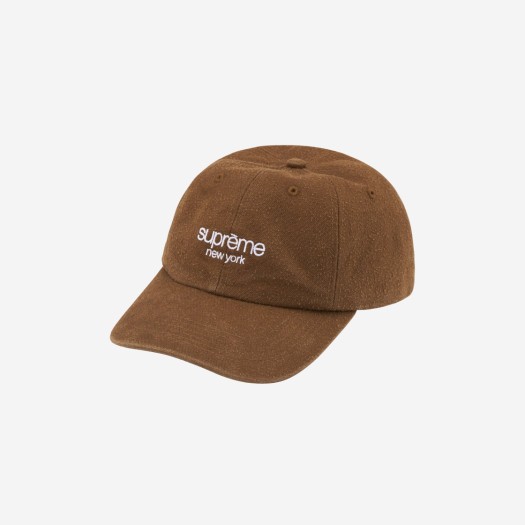 Supreme Classic Logo 6-Panel Cap Olive Brown - 23SS