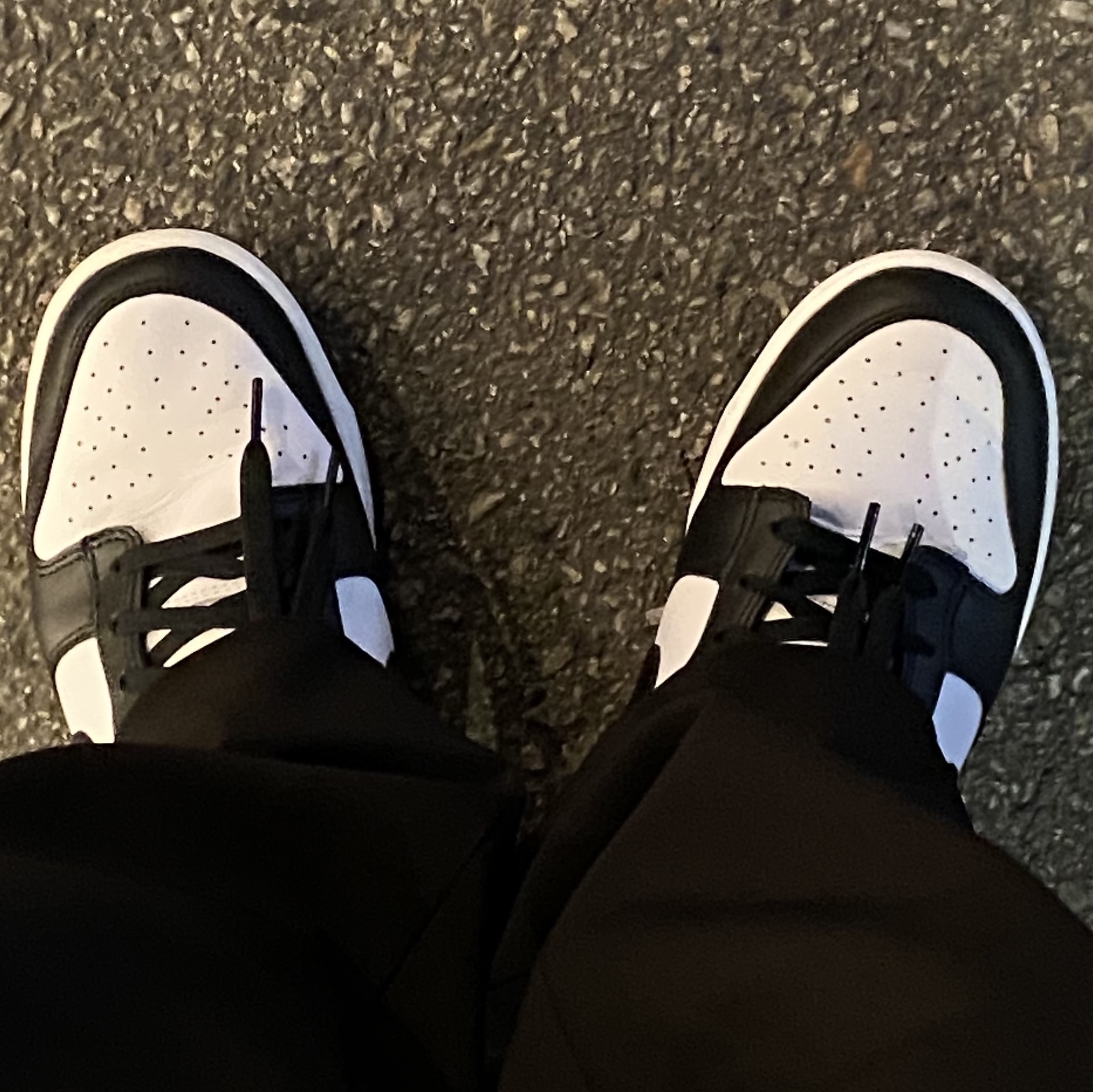 Nike Dunk Low Retro Black 착용 스타일 - 4