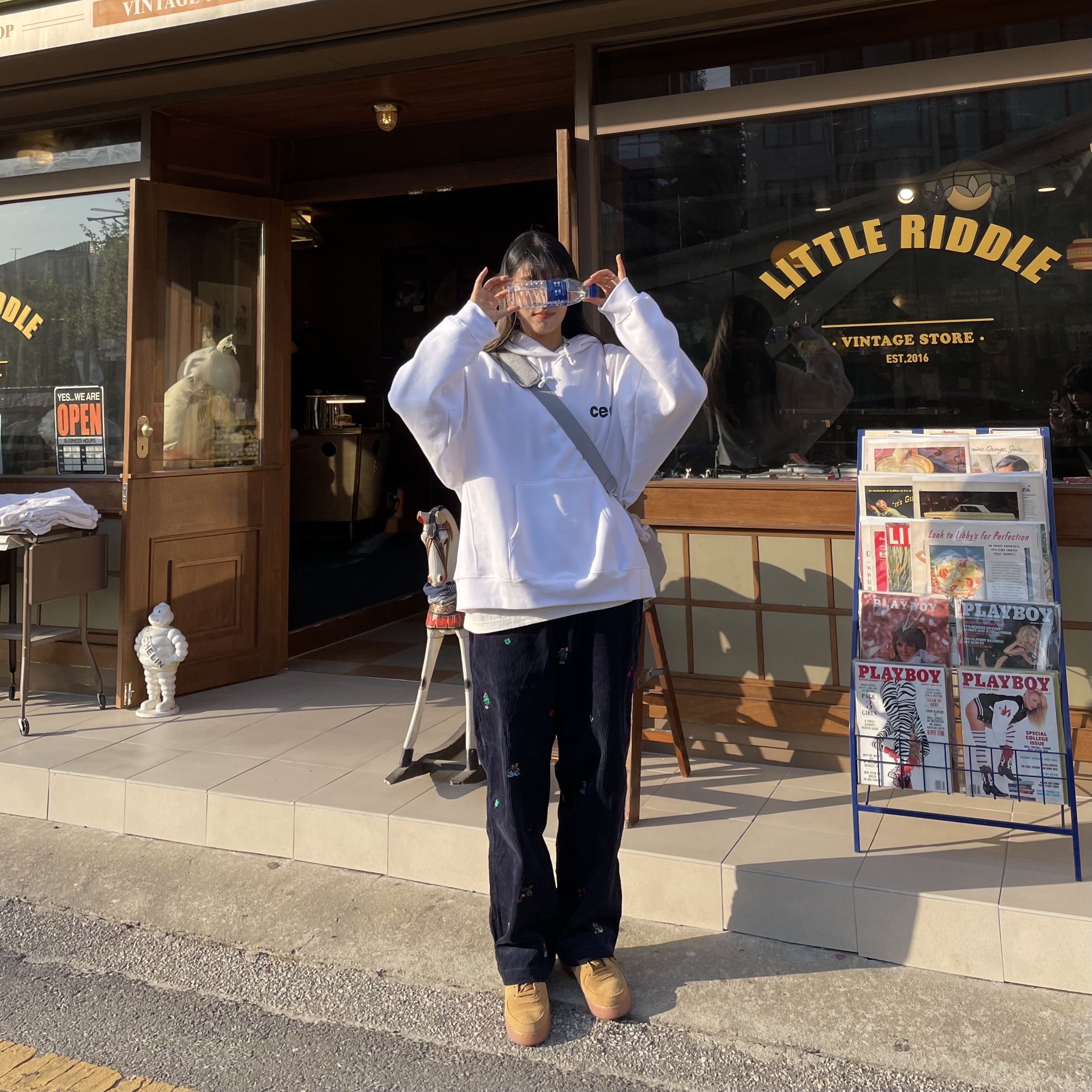 (GS) 나이키 에어포스 1 LV8 3 위트 착용 스타일 - 2