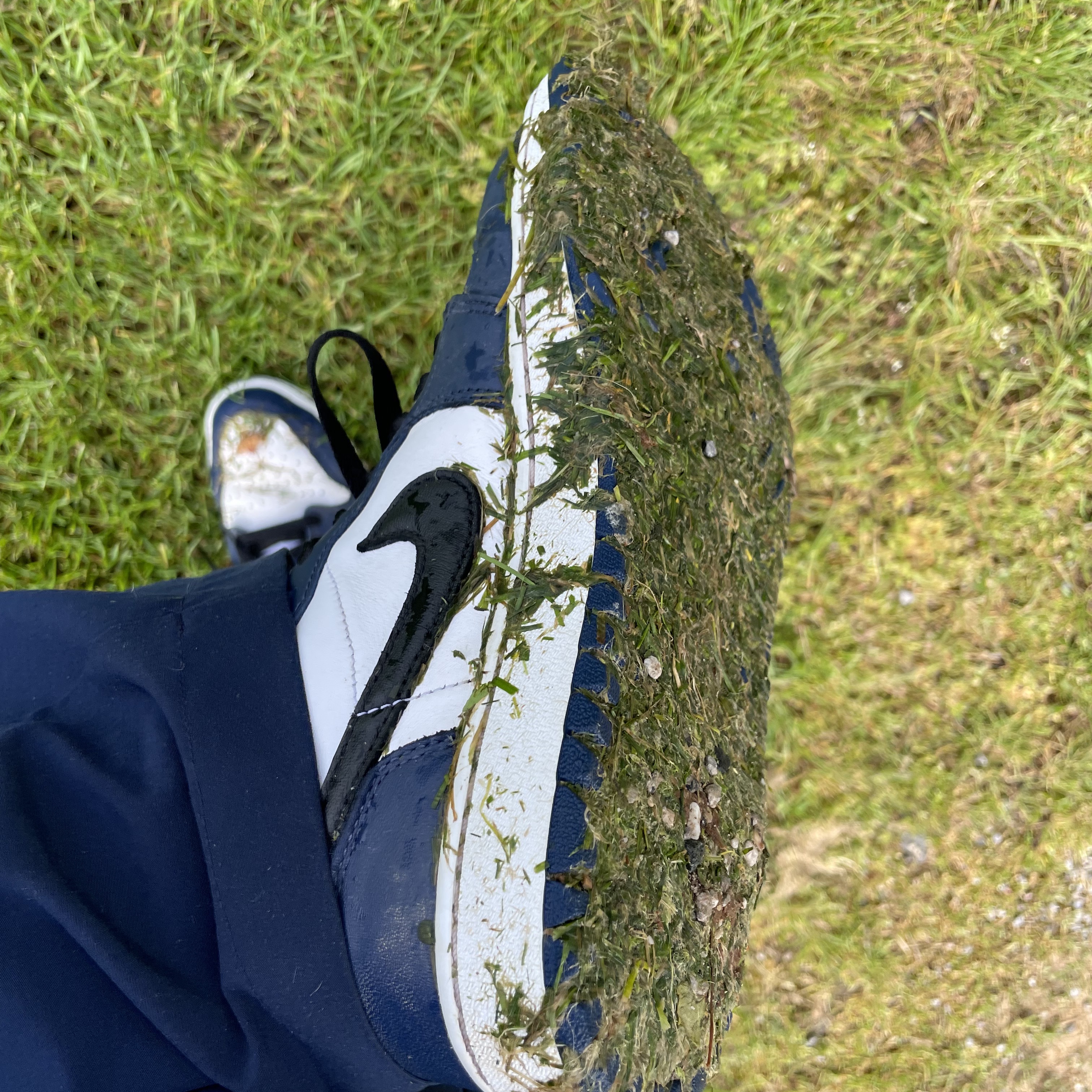 Jordan 1 Low Golf Midnight Navy 착용 스타일
