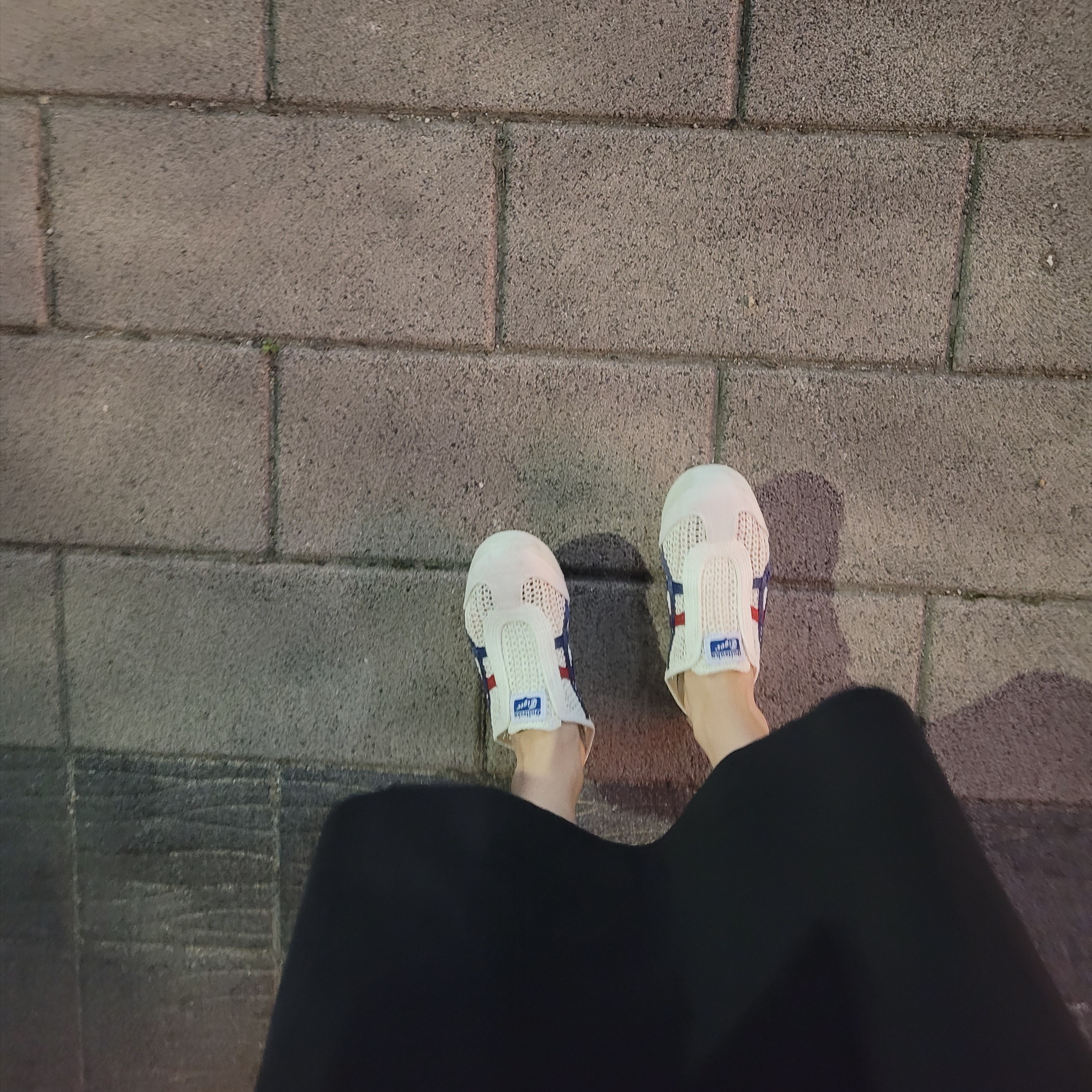 Onitsuka Tiger Mexico 66 Sabot Cream Mako Blue 착용 스타일