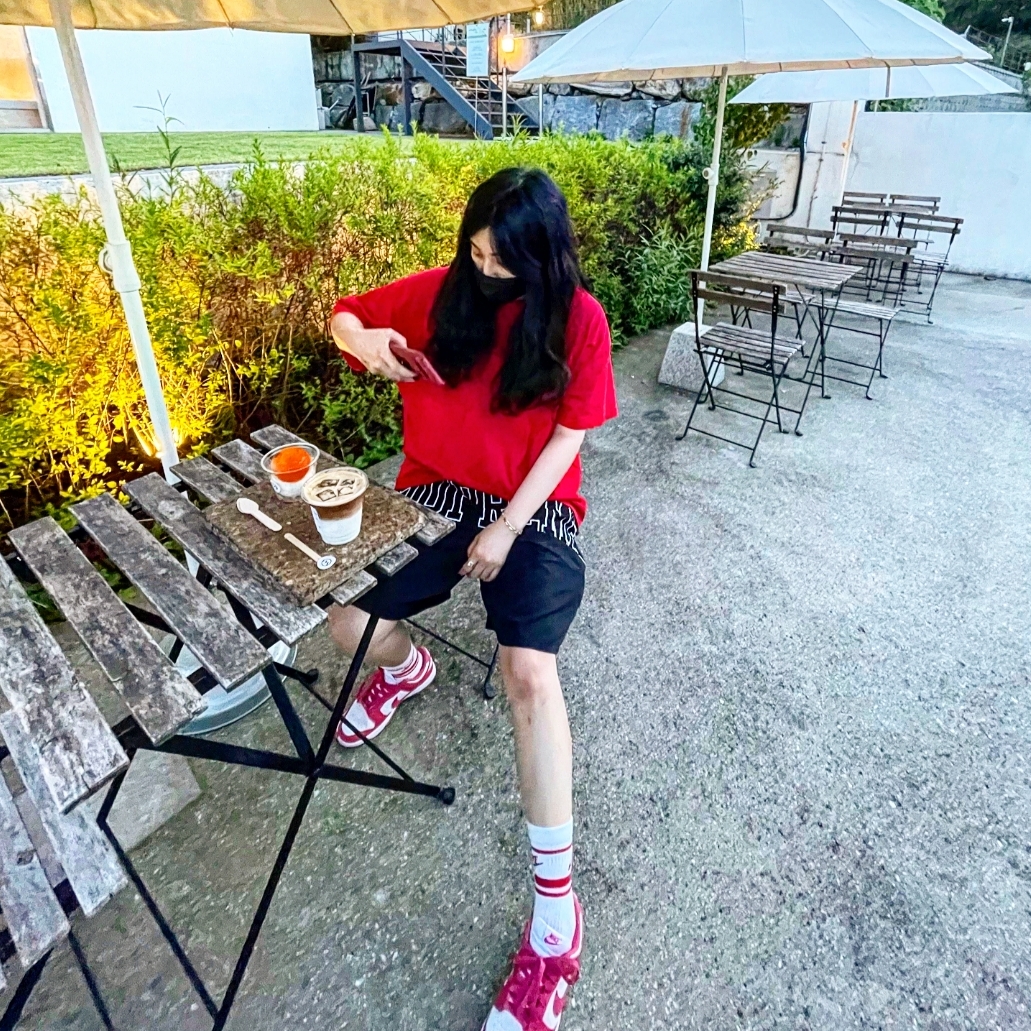 Nike x Matthew M Williams NRG SE S/S T-Shirt Red, Supreme Arc Water Shorts Black - 22SS 착용 스타일