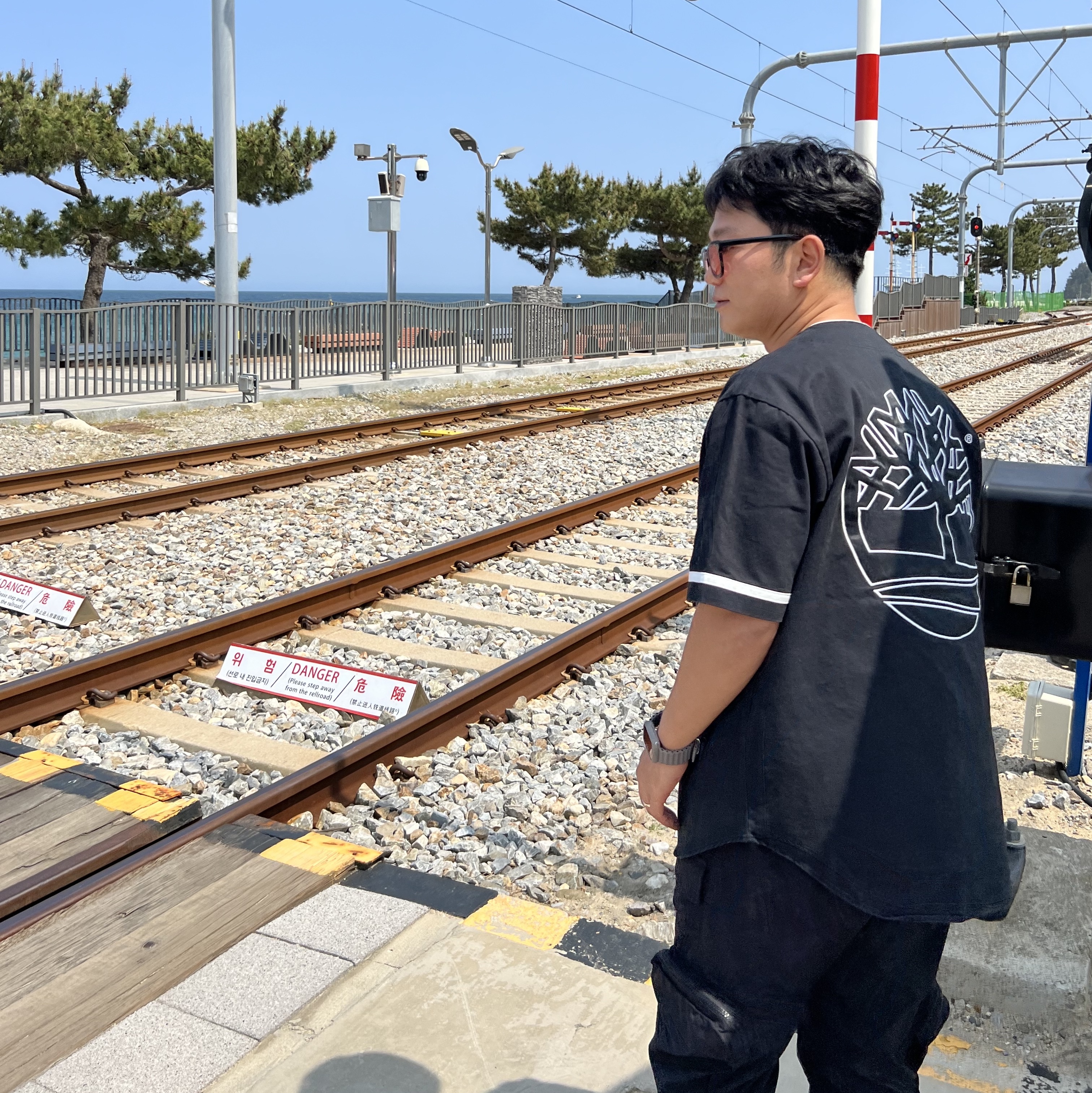 Supreme x Timberland Baseball Jersey Black - 23SS 착용 스타일