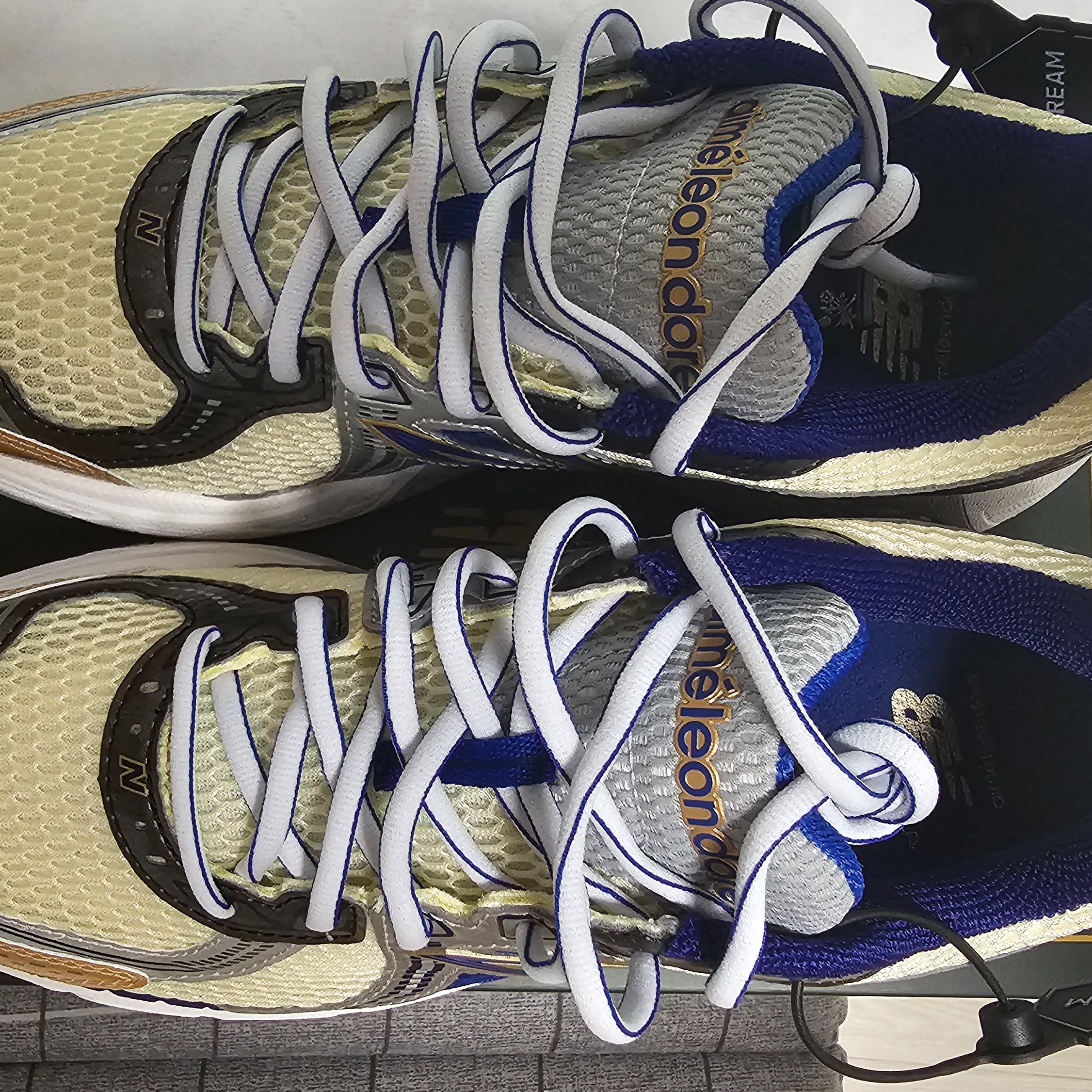 New Balance x Aime Leon Dore 860v2 Blue 착용 스타일 - 2