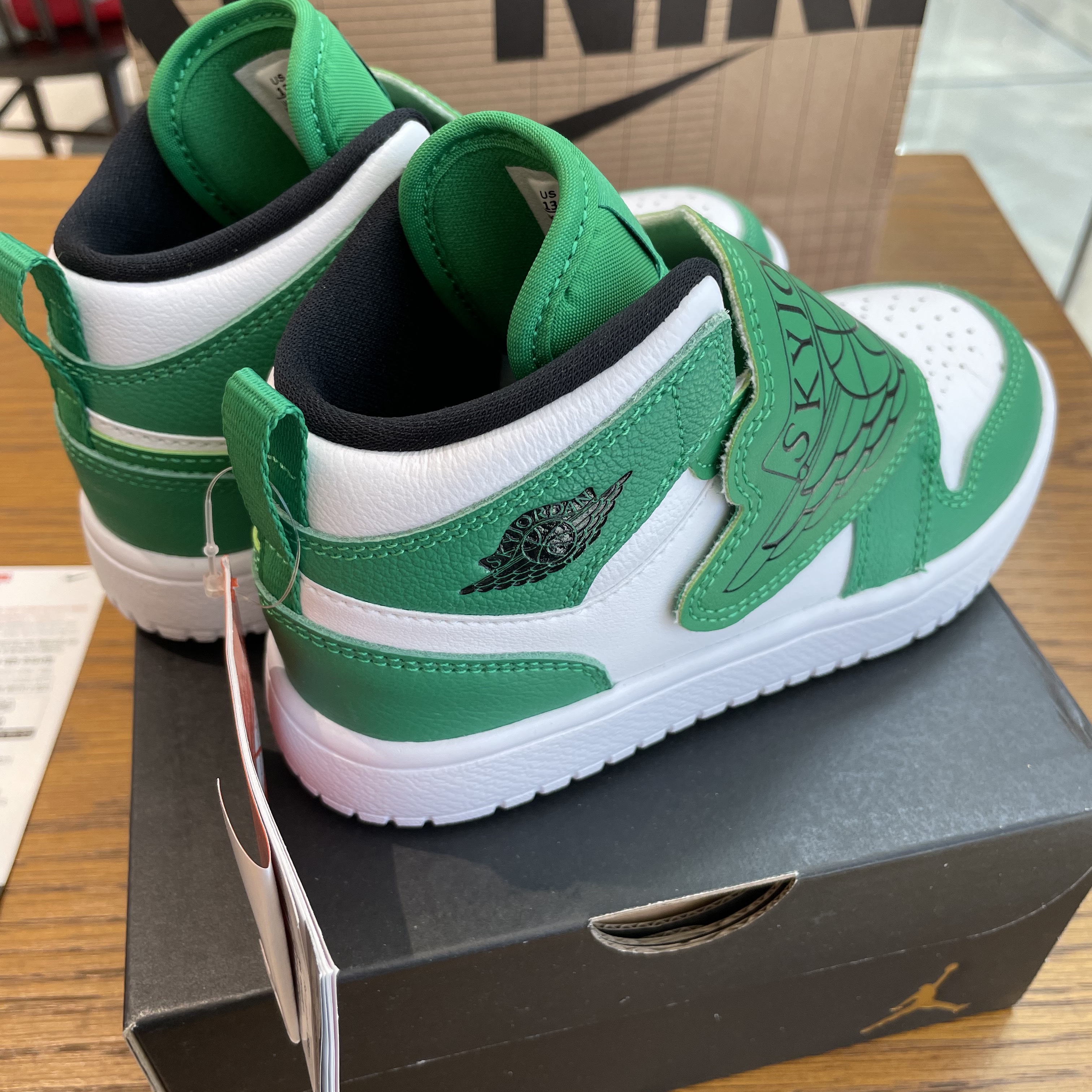 (PS) Sky Jordan 1 Lucky Green 착용 스타일 - 3