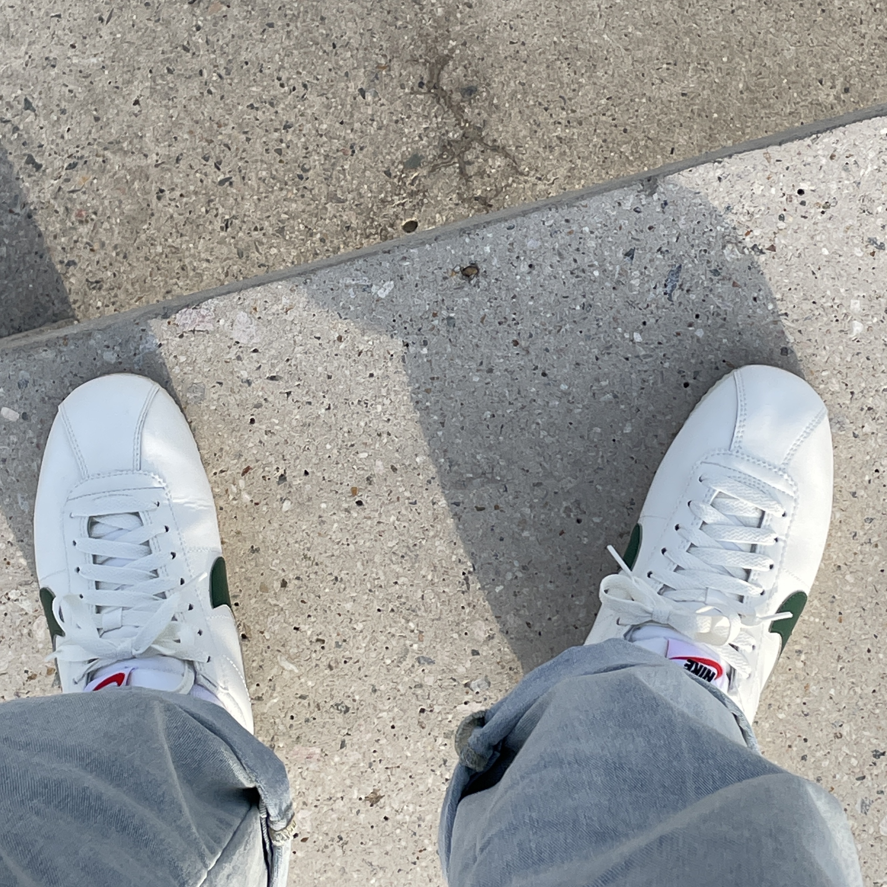 (W) Nike Cortez Gorge Green and Malachite 착용 스타일