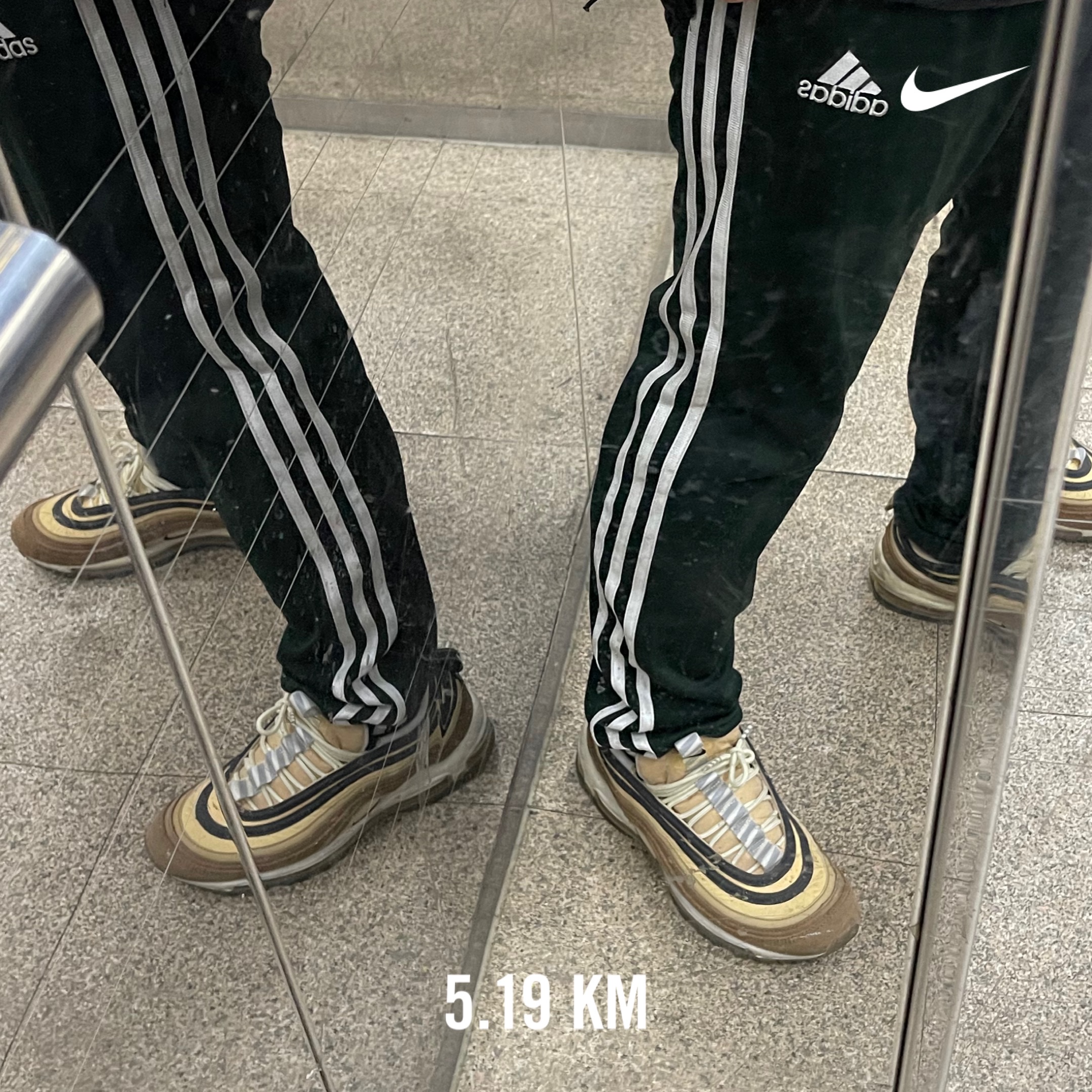 Nike Air Max 97 Shipping Box Ale Brown 착용 스타일