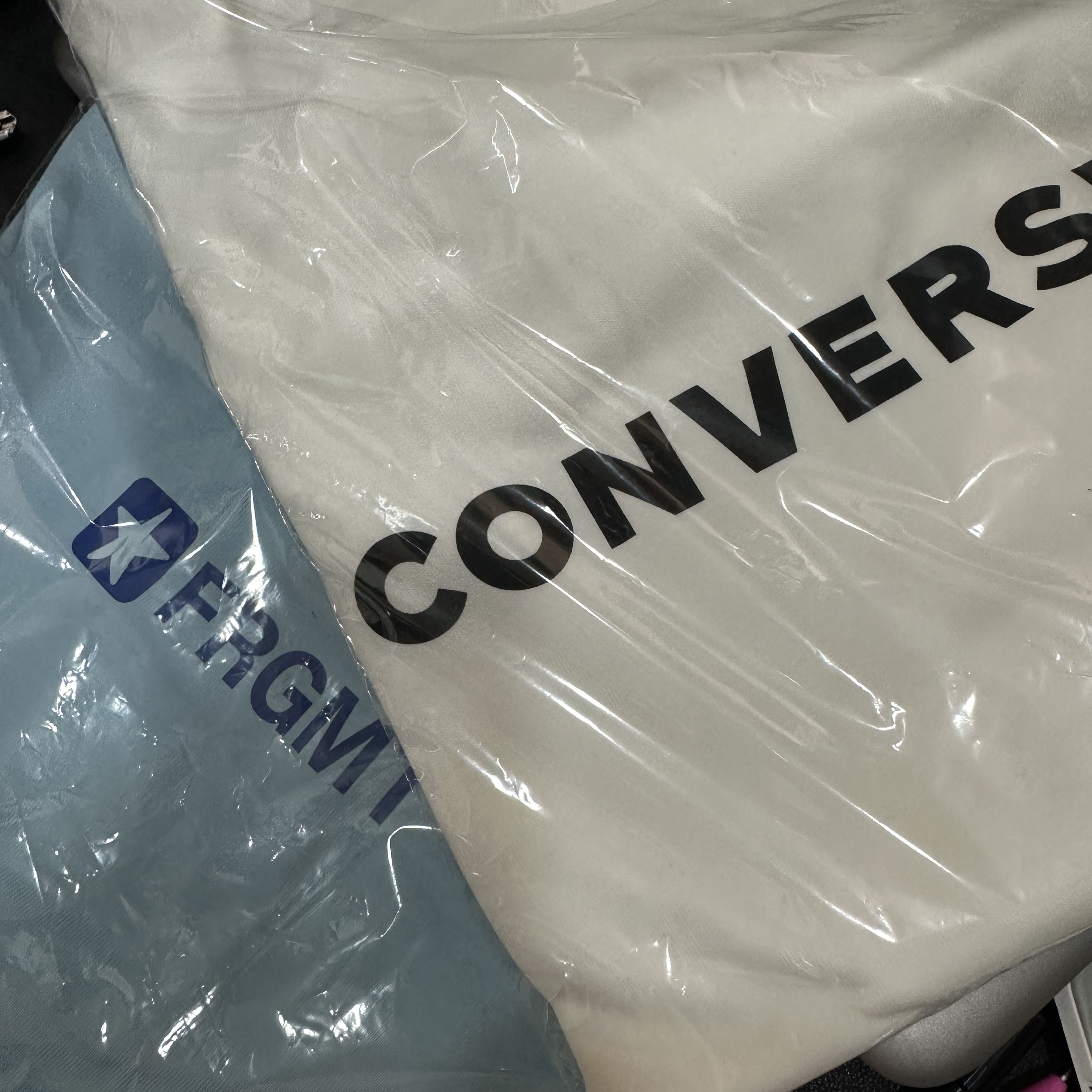Converse x Fragment T-Shirt Blue, Converse x Fragment T-Shirt White 착용 스타일