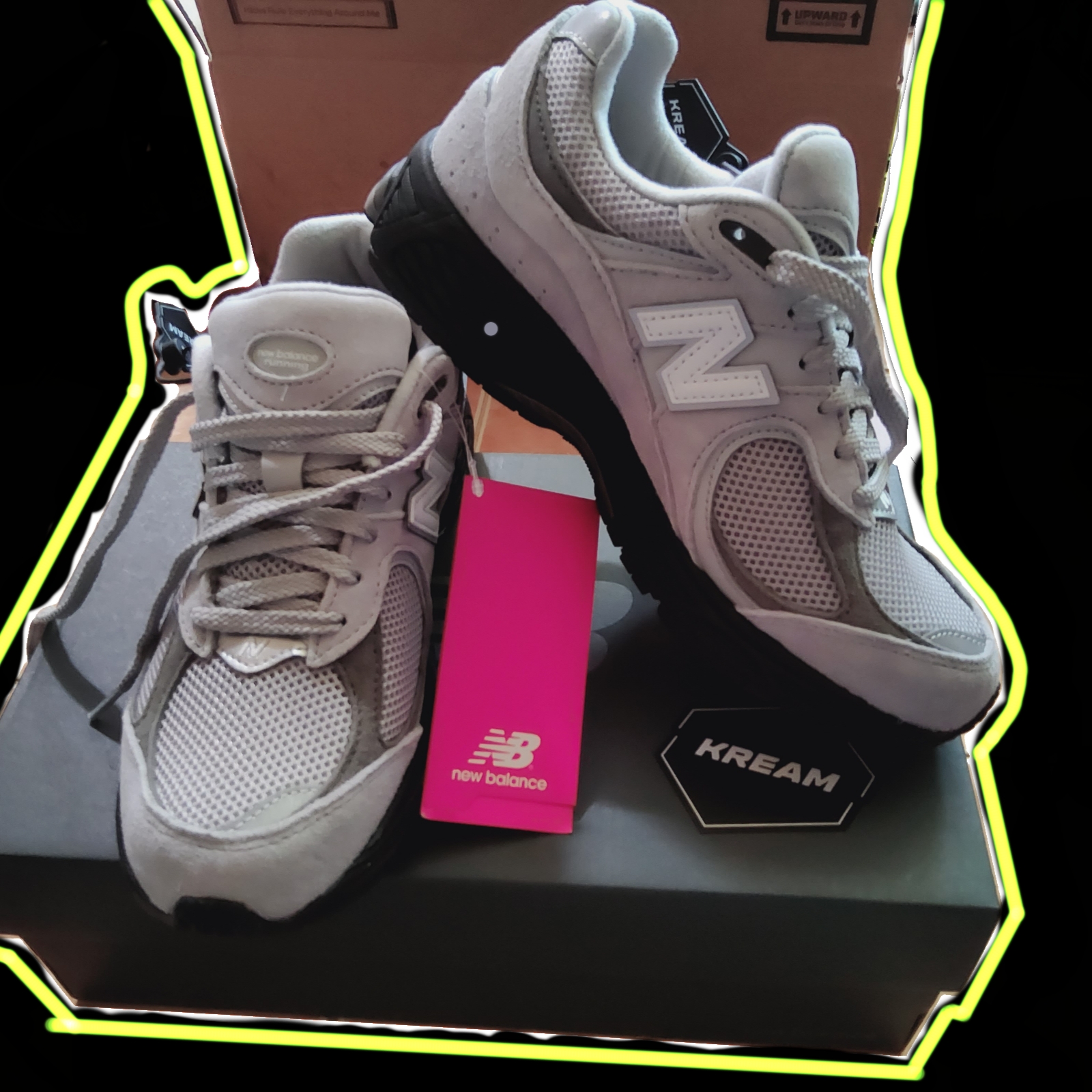 New Balance 2002R Grey Black - JD Sports Exclusive 착용 스타일 - 2