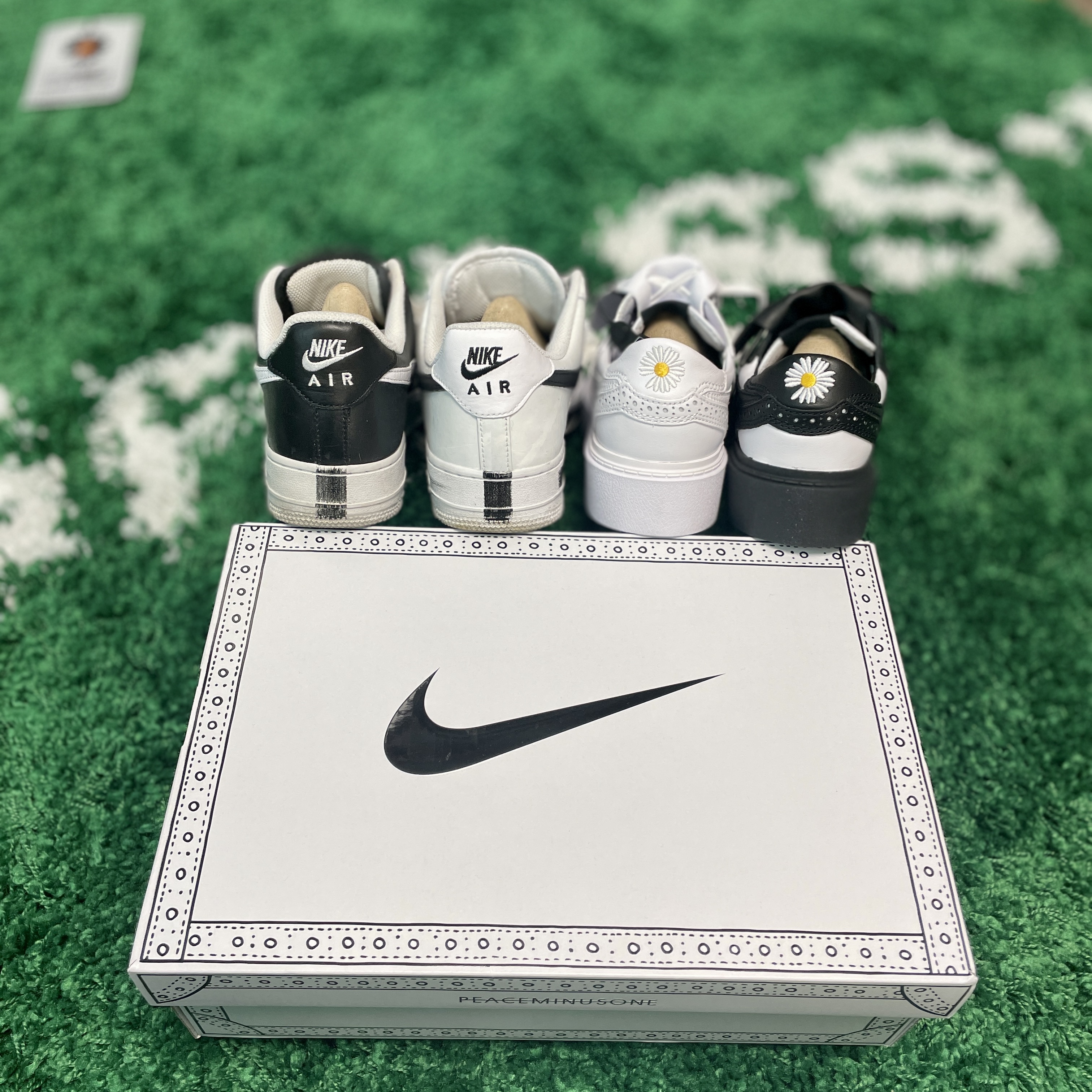 Nike x Peaceminusone Air Force 1 Low Para-Noise, Nike x Peaceminusone Air Force 1 Low Para-Noise 2.0 착용 스타일