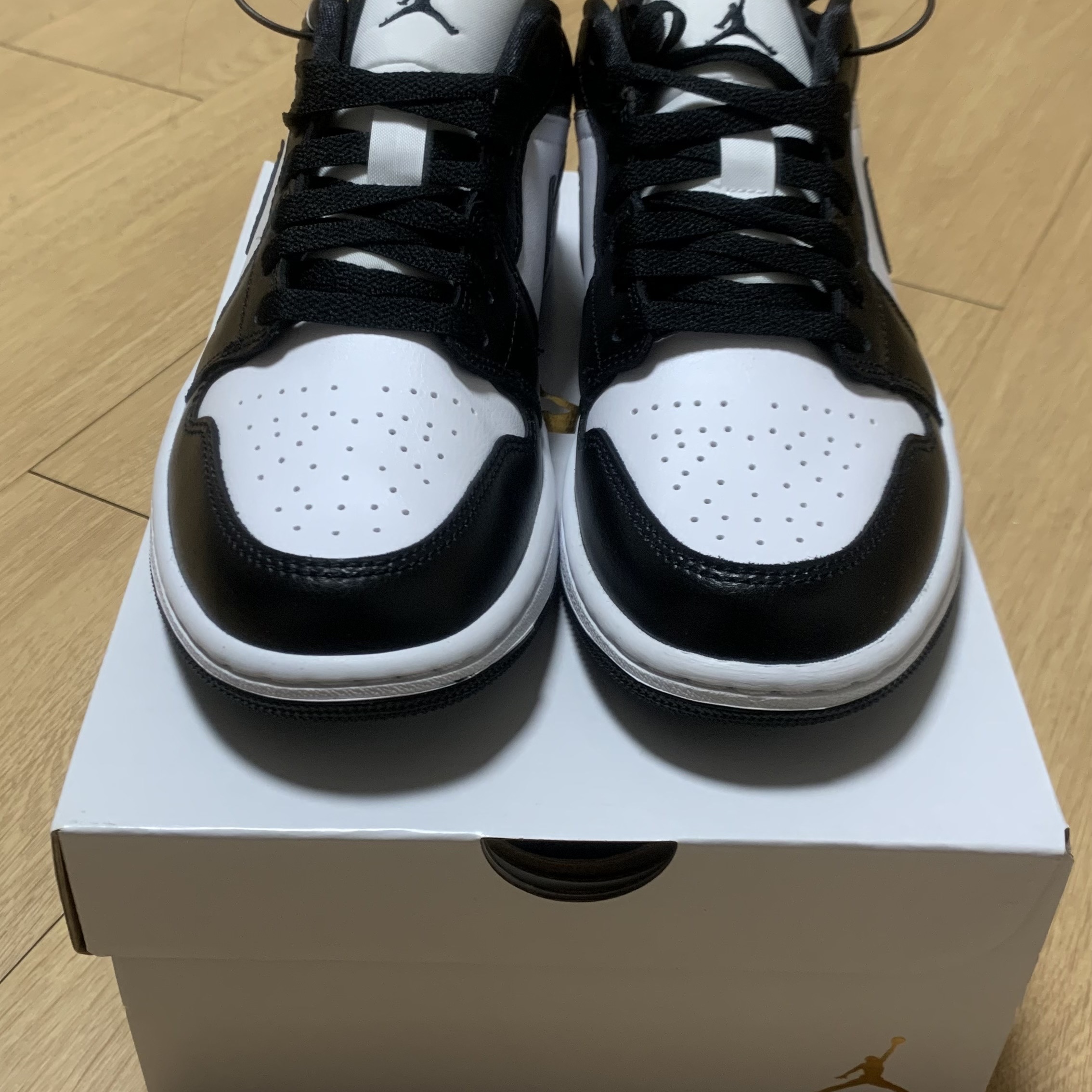 (W) Jordan 1 Low Black and White 착용 스타일 - 2