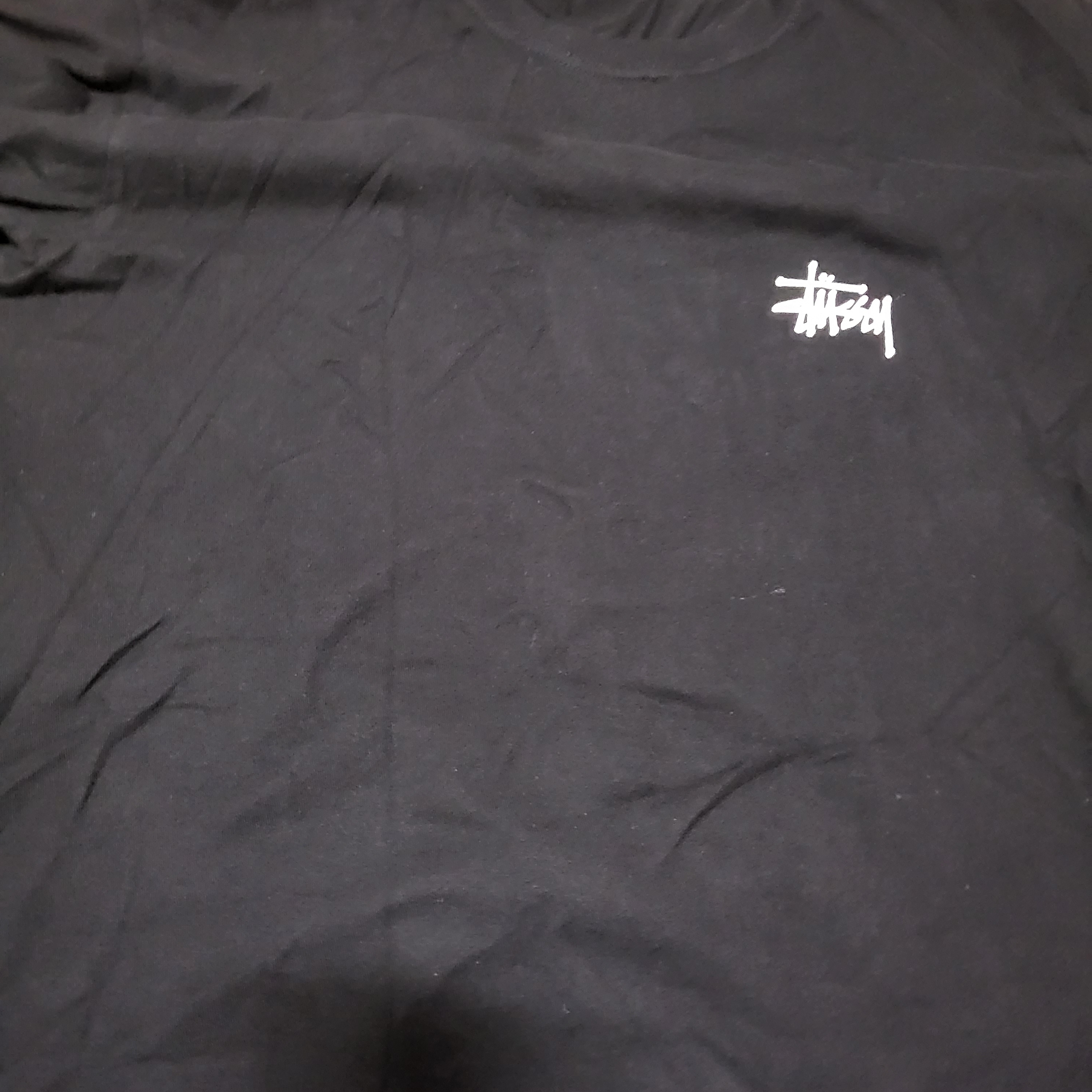Stussy Basic Stussy T-Shirt Black 2022 착용 스타일 - 1