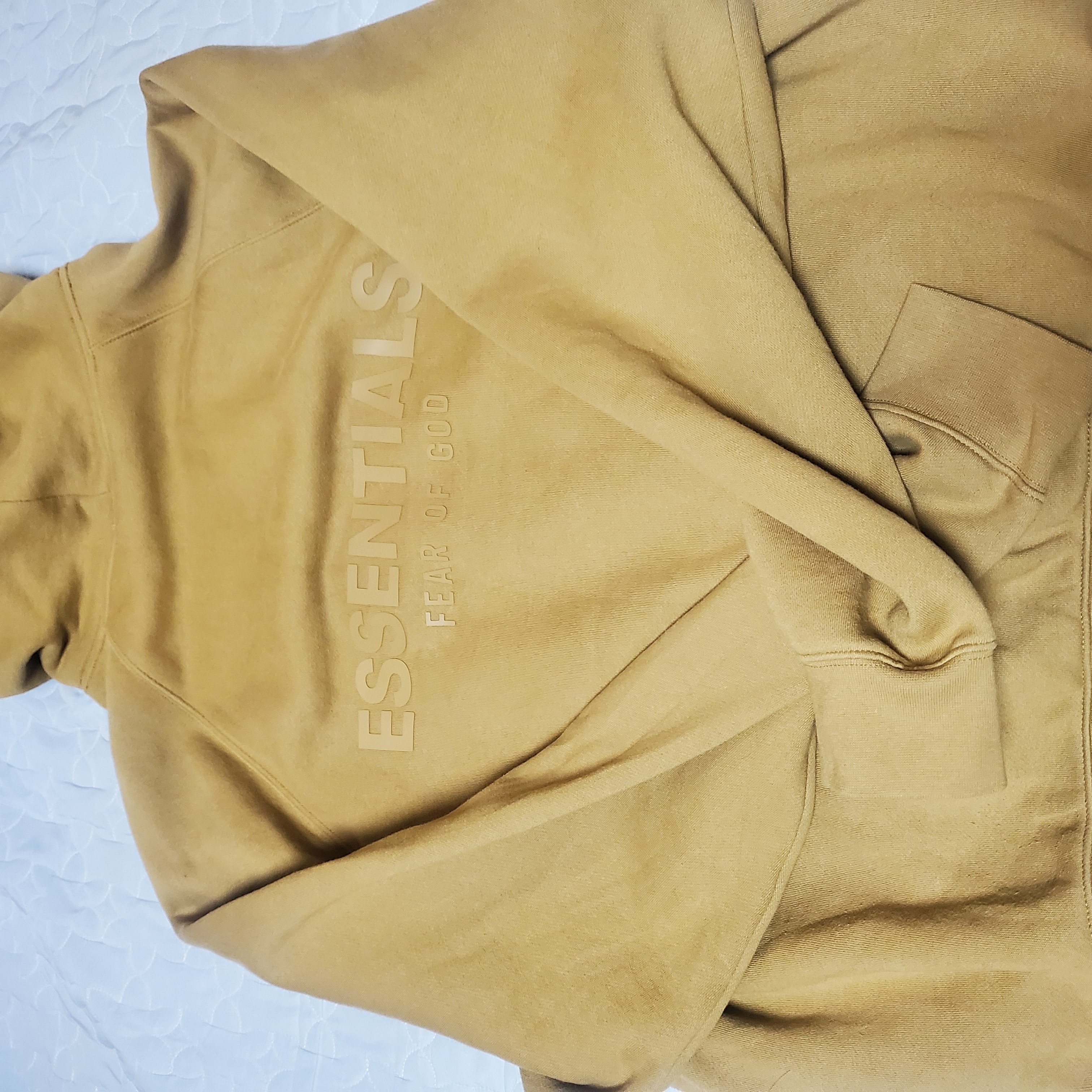 Essentials Pull-Over Hoodie Amber - 21FW 착용 스타일 - 2
