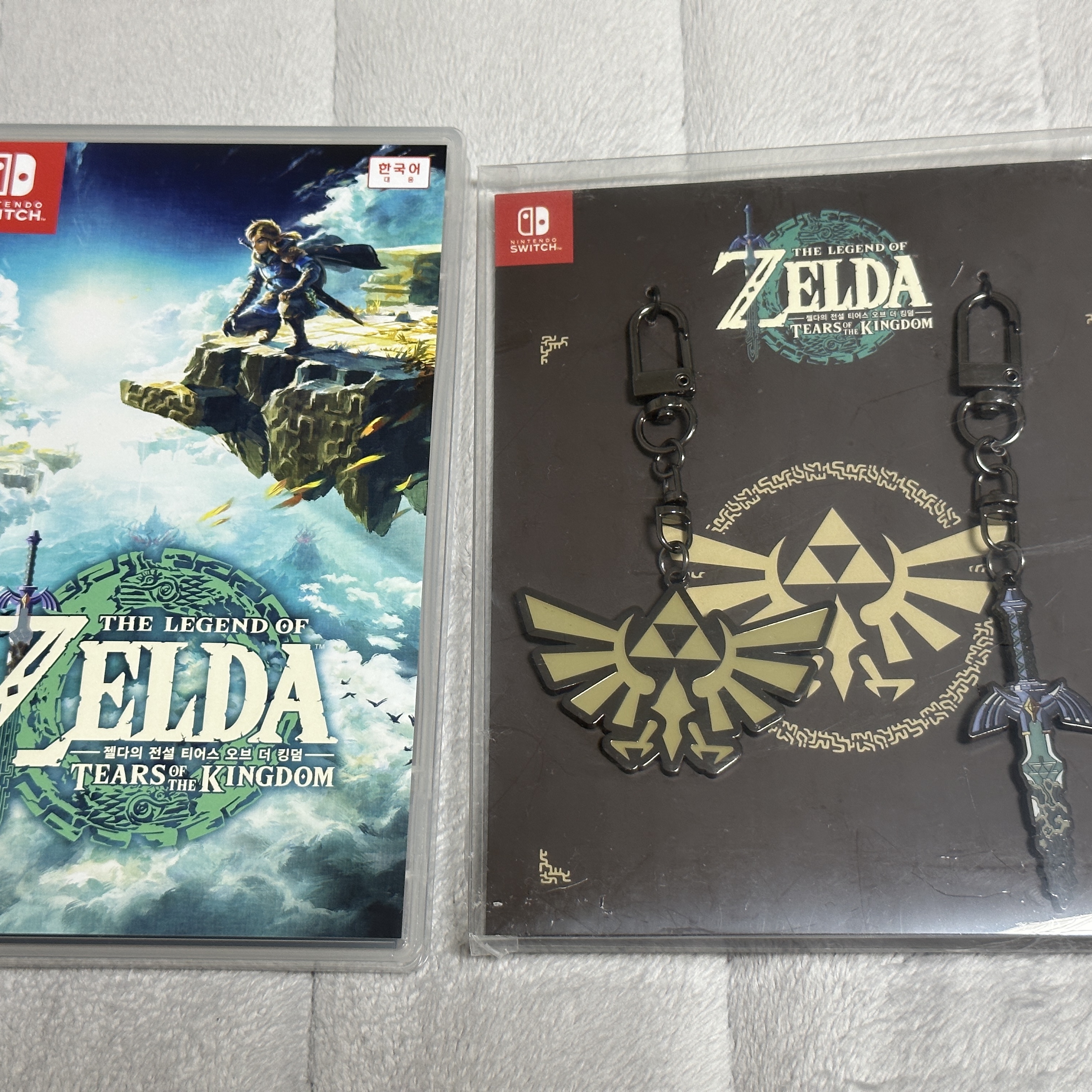 Nintendo Switch The Legend of Zelda Tears of The Kingdom (Korean Ver.) 착용 스타일