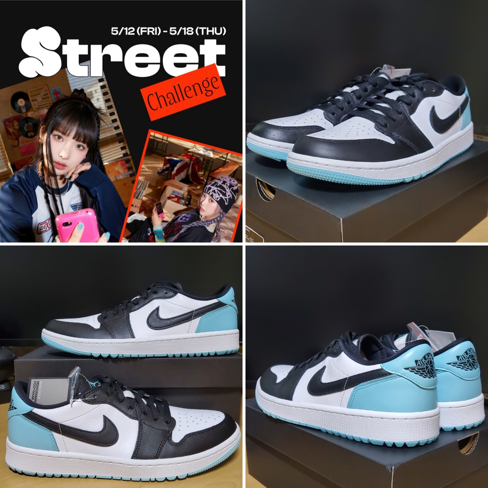 Jordan 1 Low Golf Copa 착용 스타일