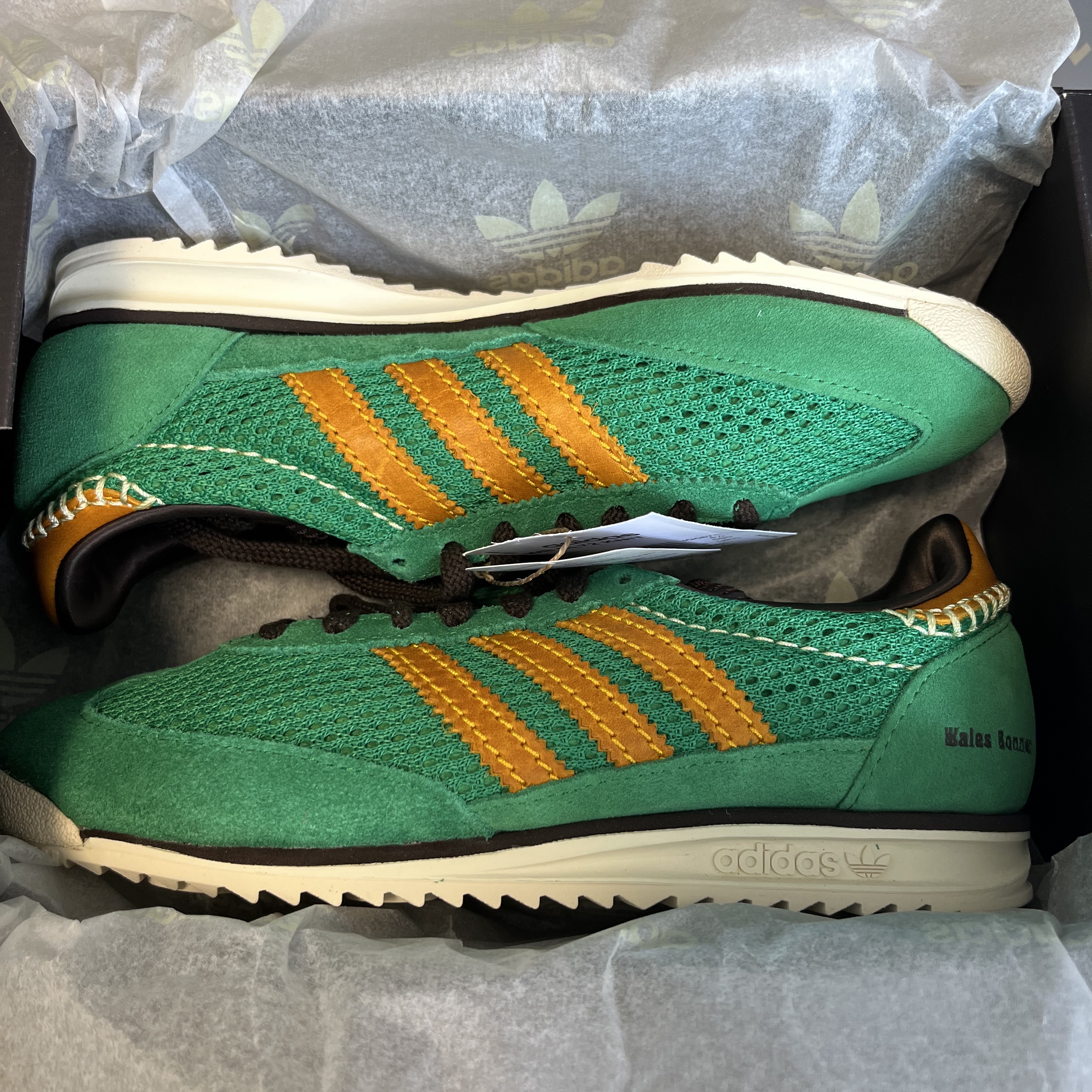 Adidas x Wales Bonner SL 72 Knit Green 착용 스타일