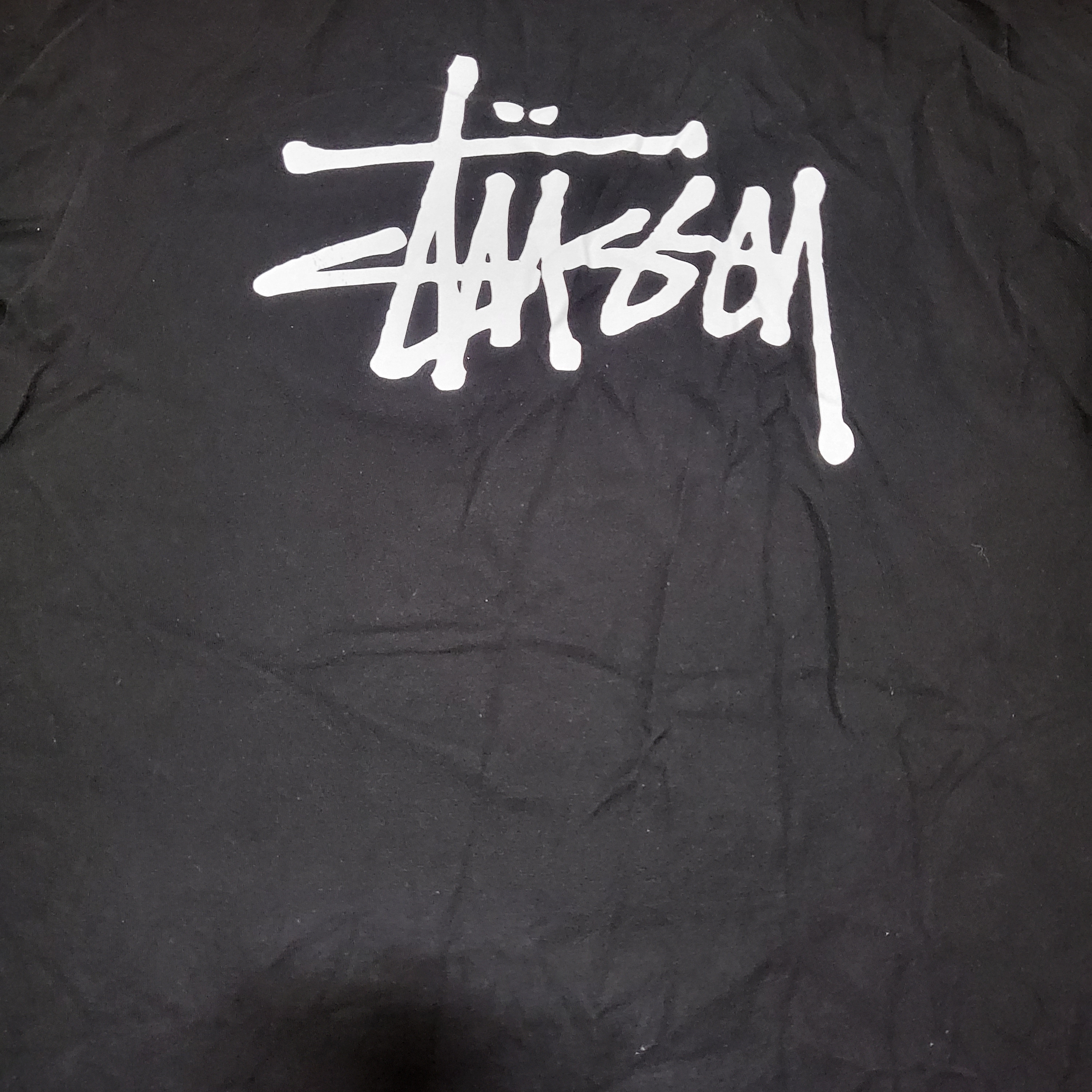 Stussy Basic Stussy T-Shirt Black 2022 착용 스타일 - 2