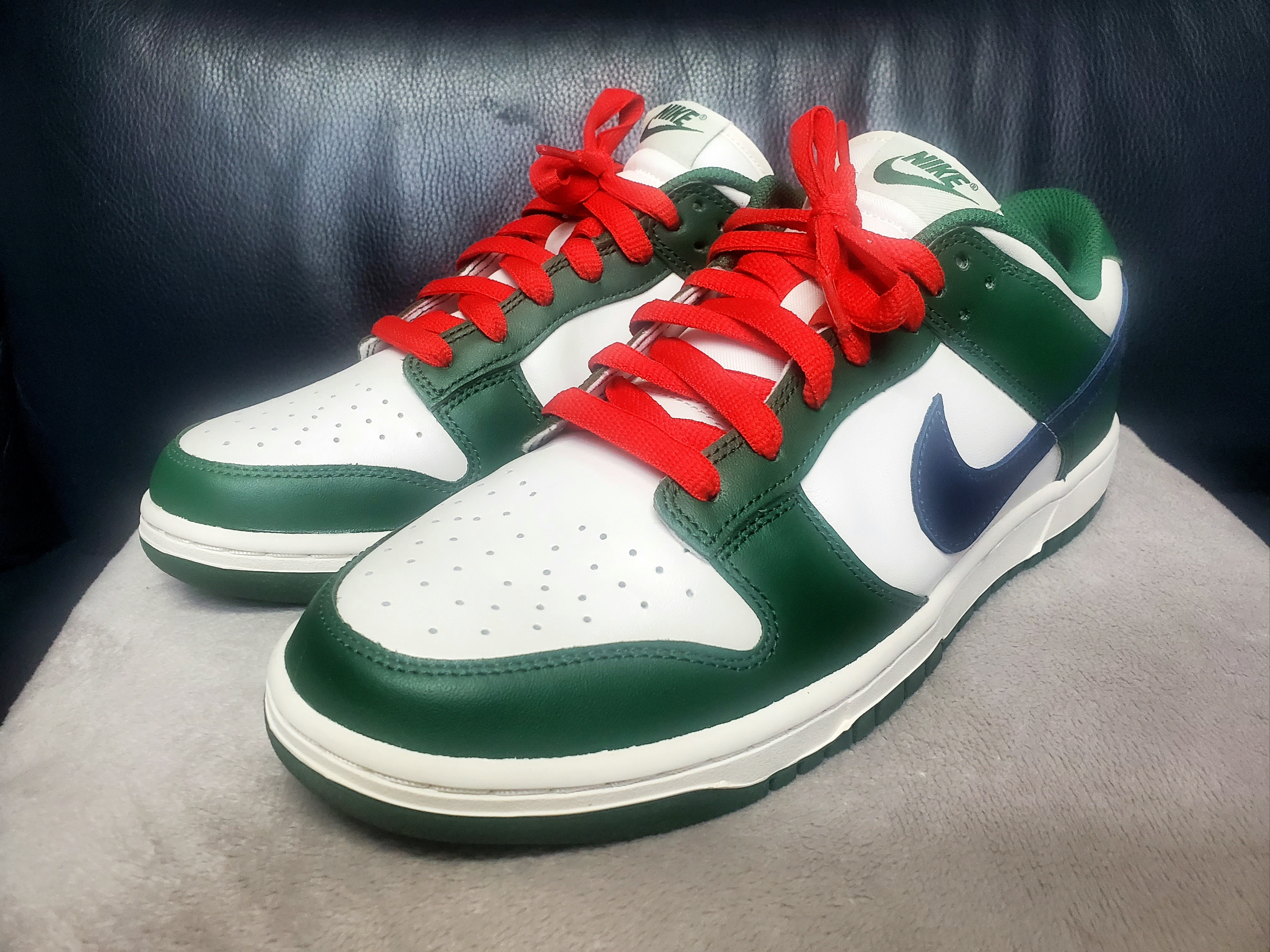 (W) Nike Dunk Low Gorge Green 착용 스타일