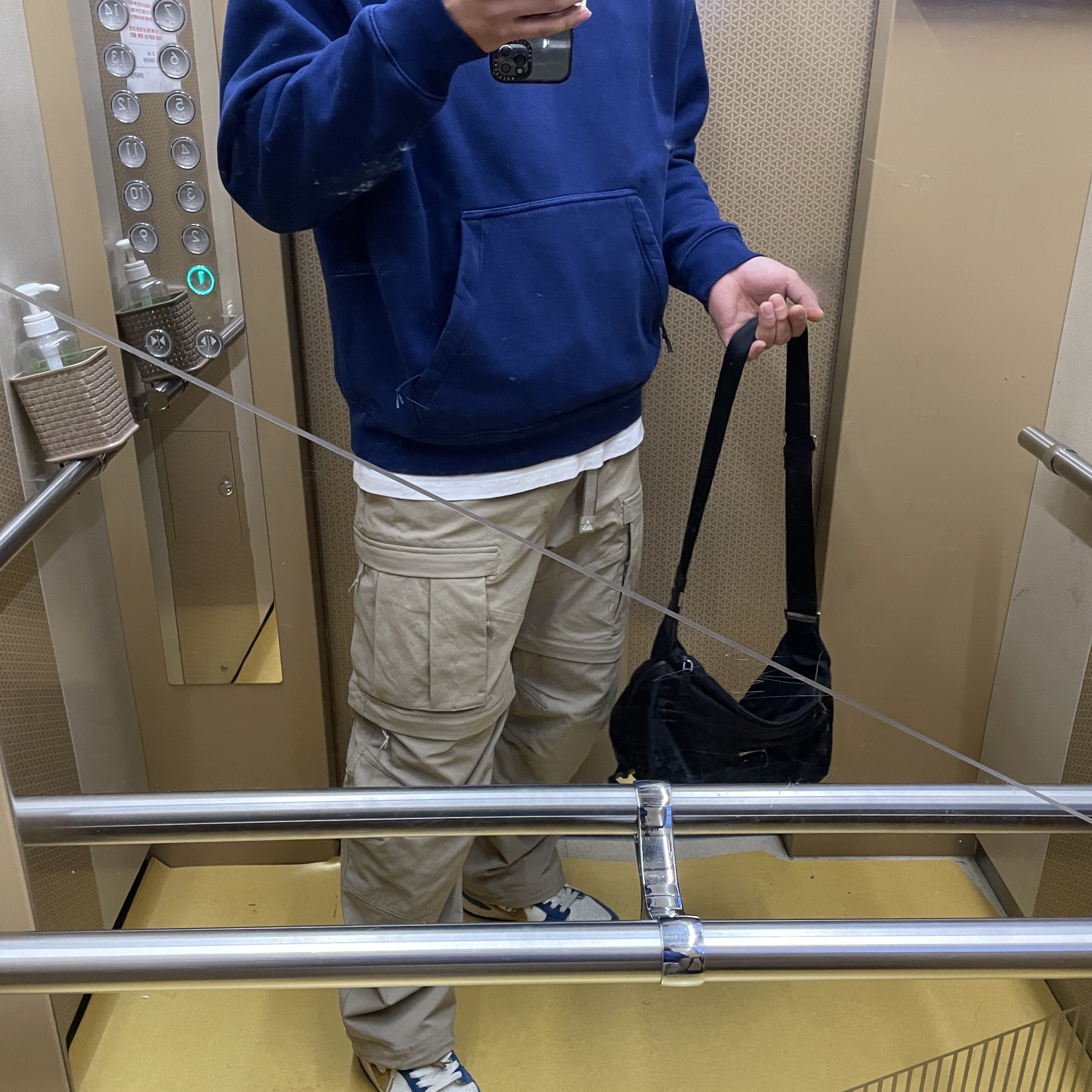 Nike NRG ACG Hoodie Wizard Blue Void - US/EU, Nike ACG Smith Summit Pants Khaki - US/EU 착용 스타일 - 2