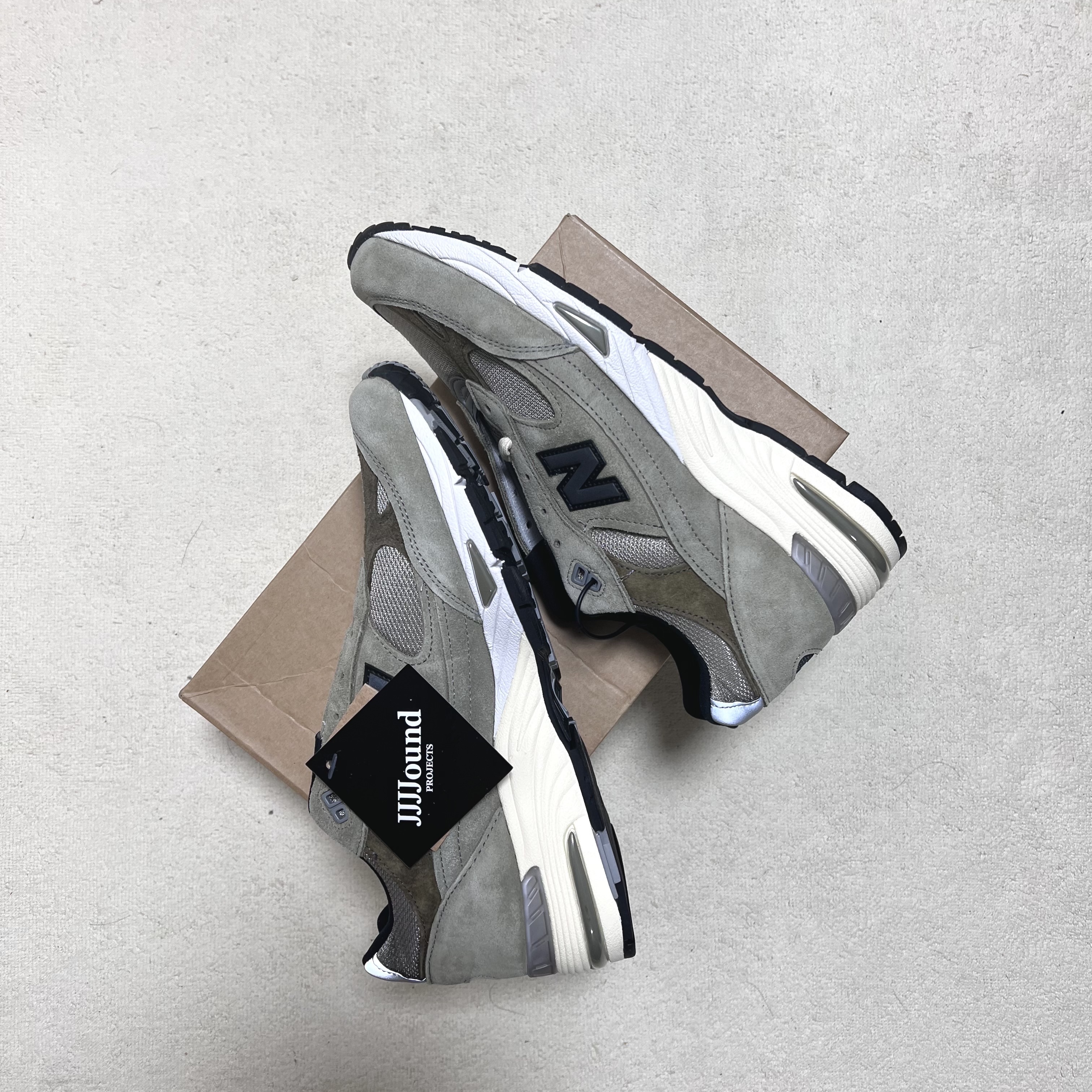 New Balance x JJJJound 991 Made in UK Grey 착용 스타일